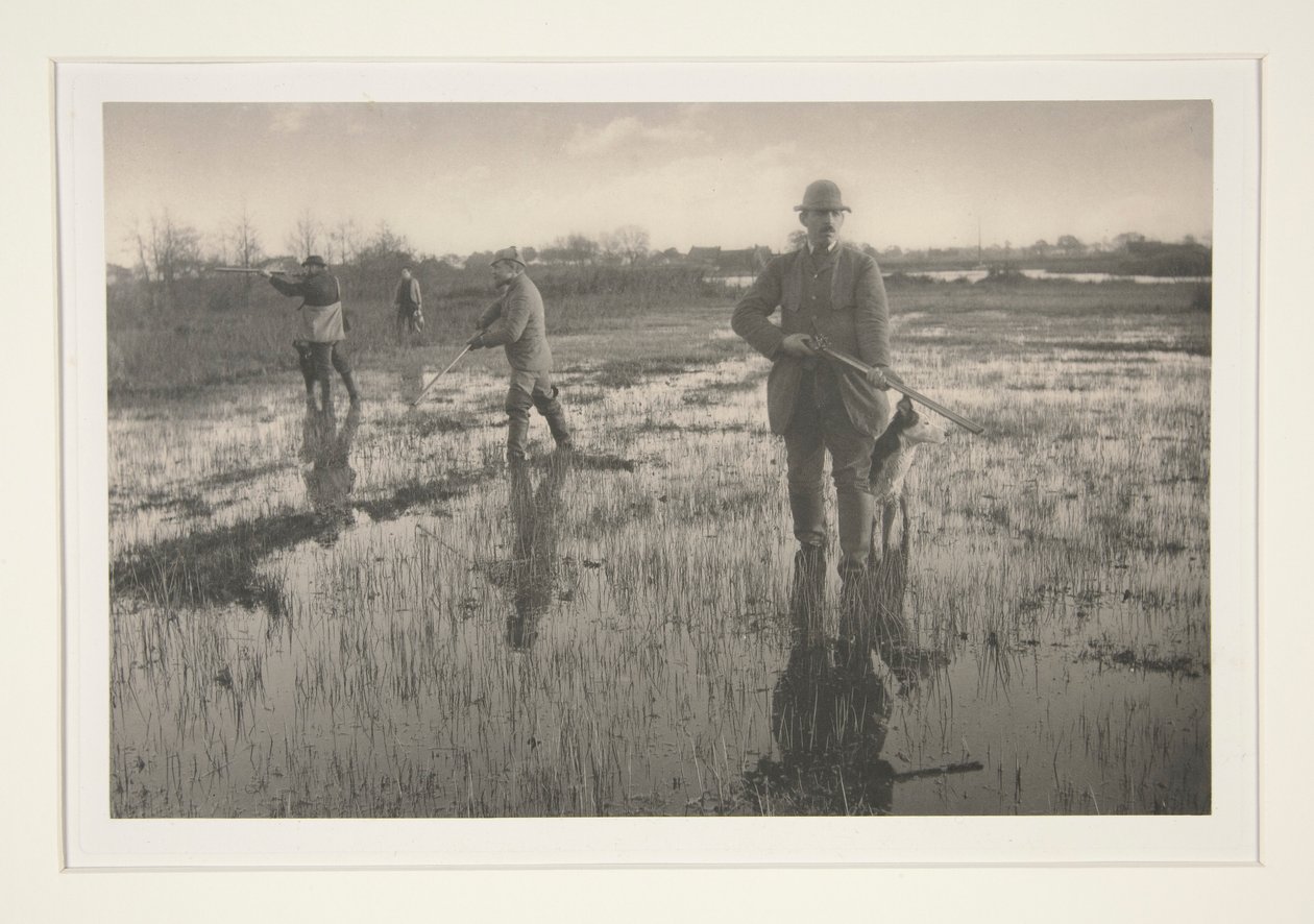 Män som jagar i ett träsk av Peter Henry Emerson