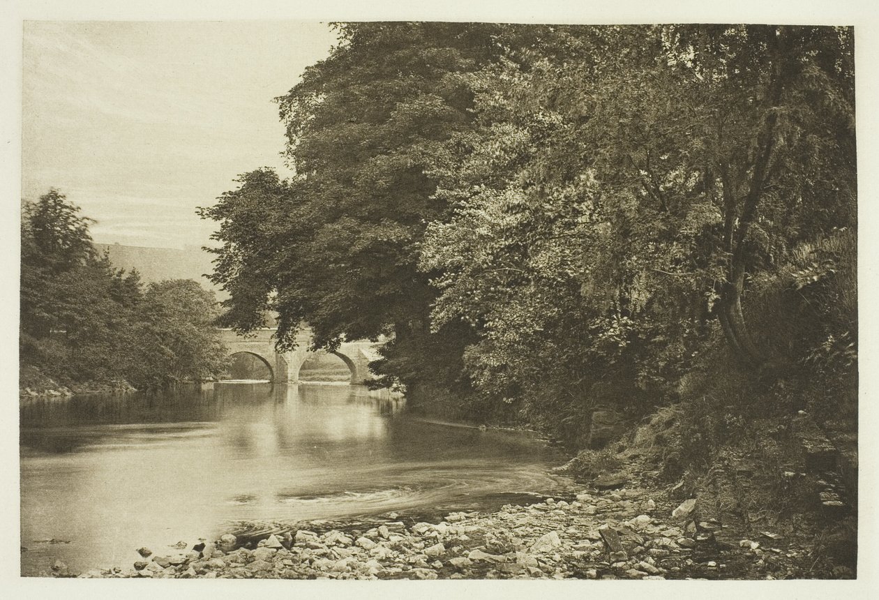 Rowsley Bridge, vid floden Derwent av Peter Henry Emerson