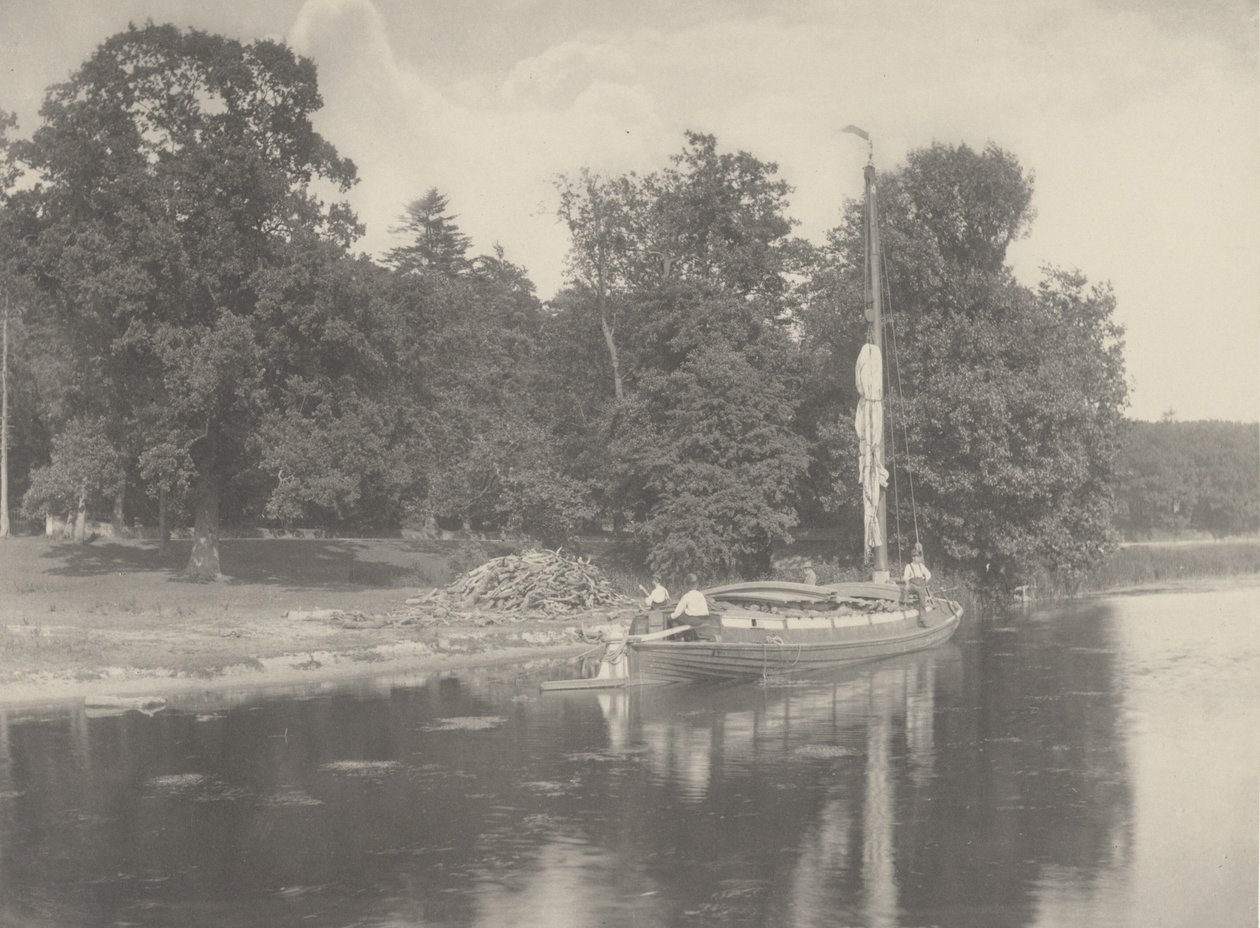 Floden Bure vid Coltishall,1886 (foto) av Peter Henry Emerson