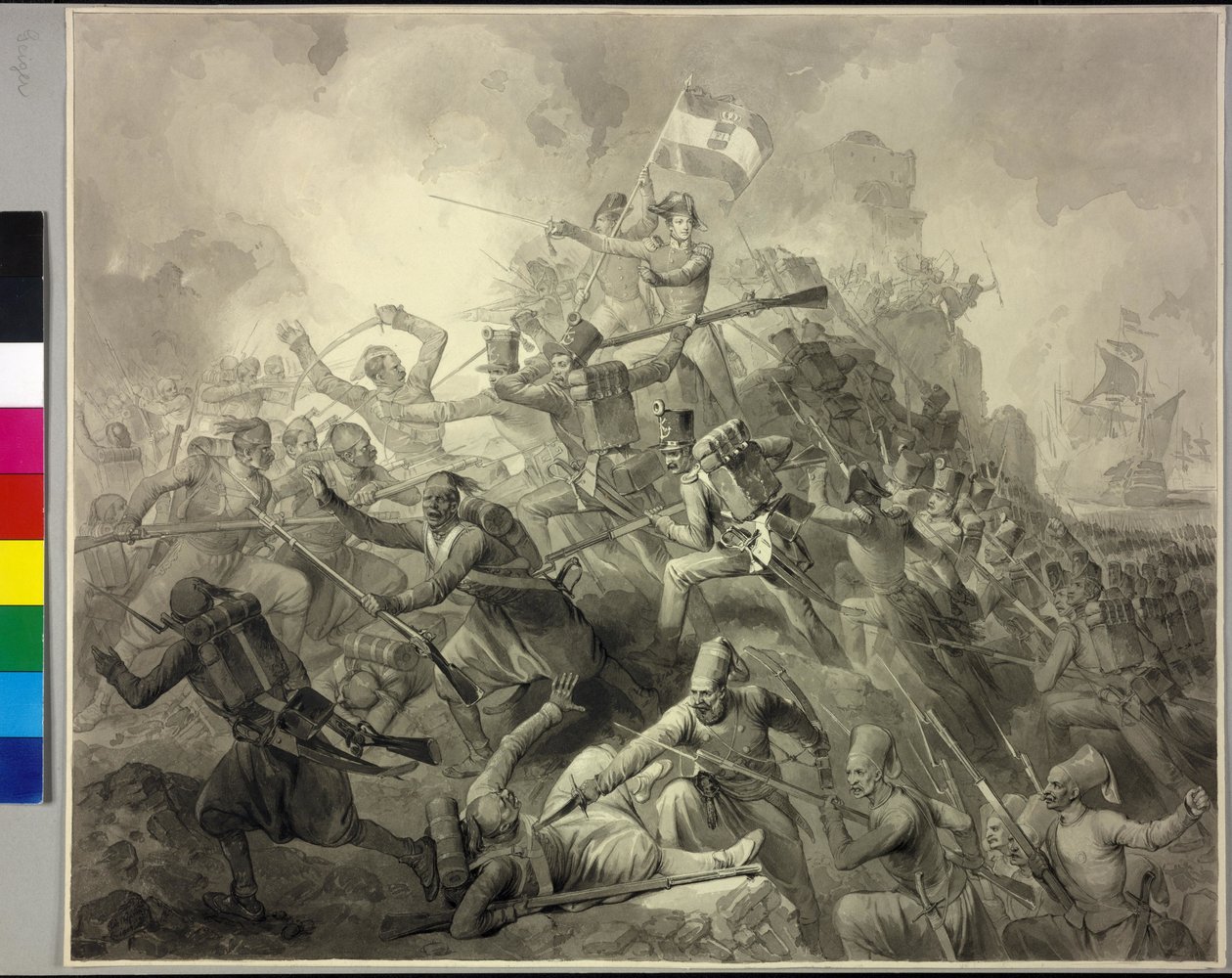 Erövringen av Saida av Peter Johann Nepomuk Geiger