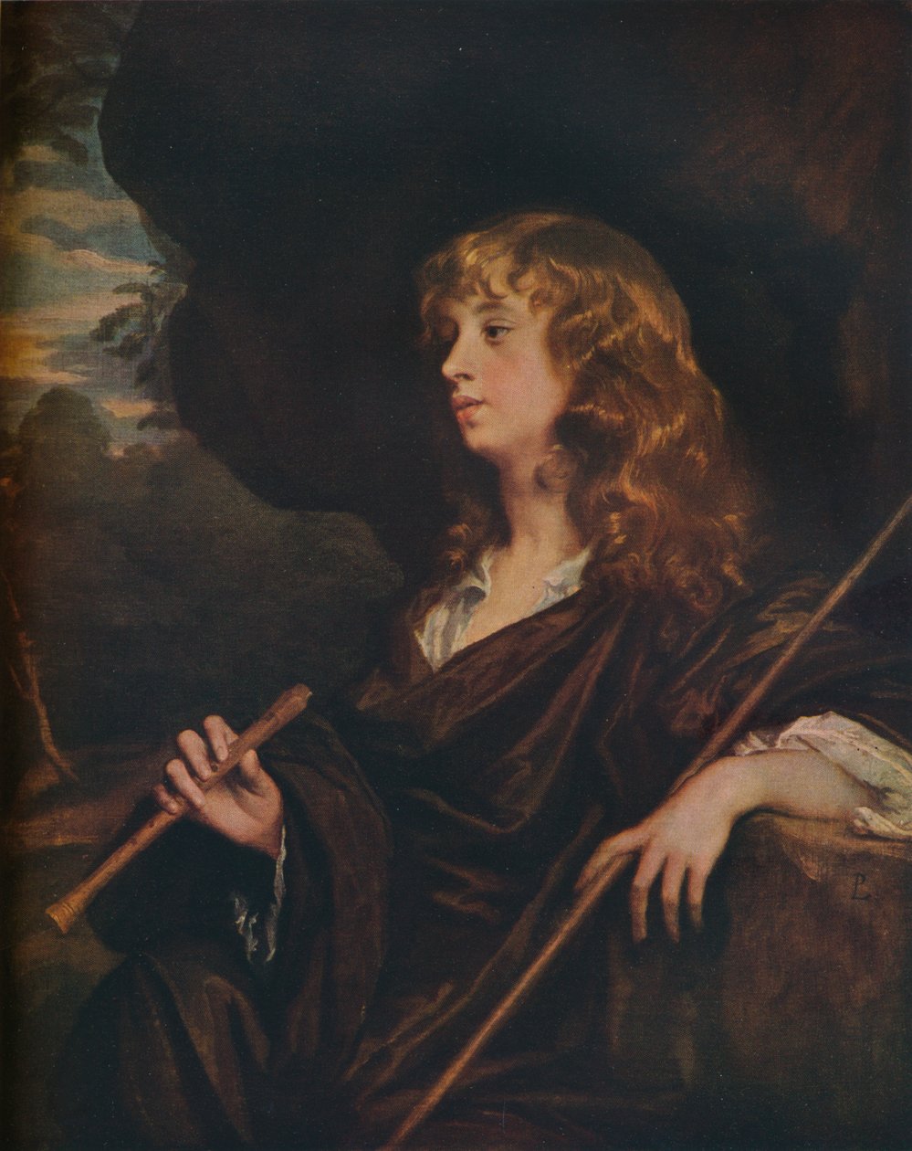 Abraham Cowley, c1658 av Peter Lely