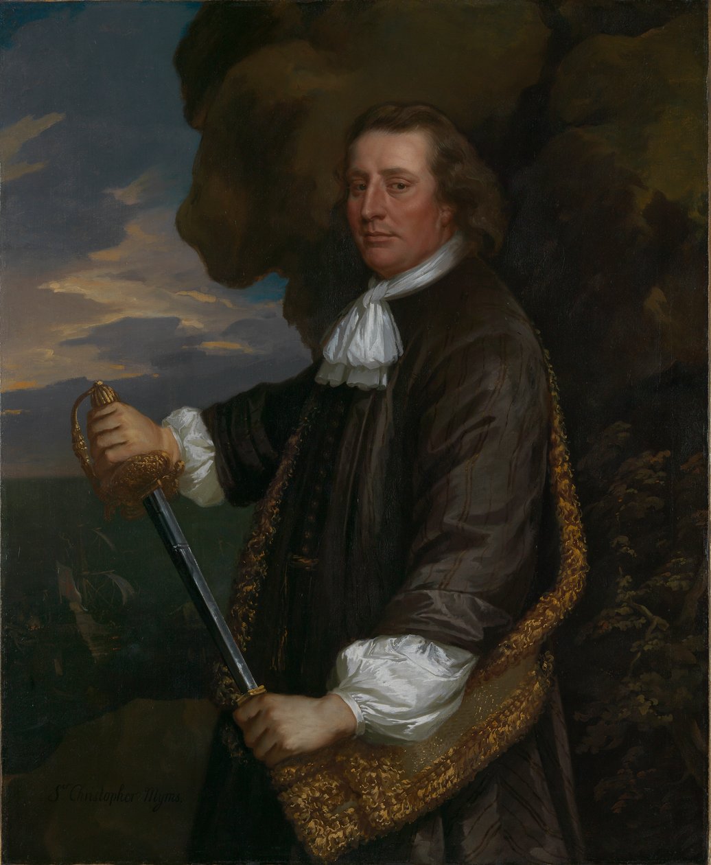 Flaggvakter från Lowestoft: Viceamiral Sir Christopher Myngs av Peter Lely