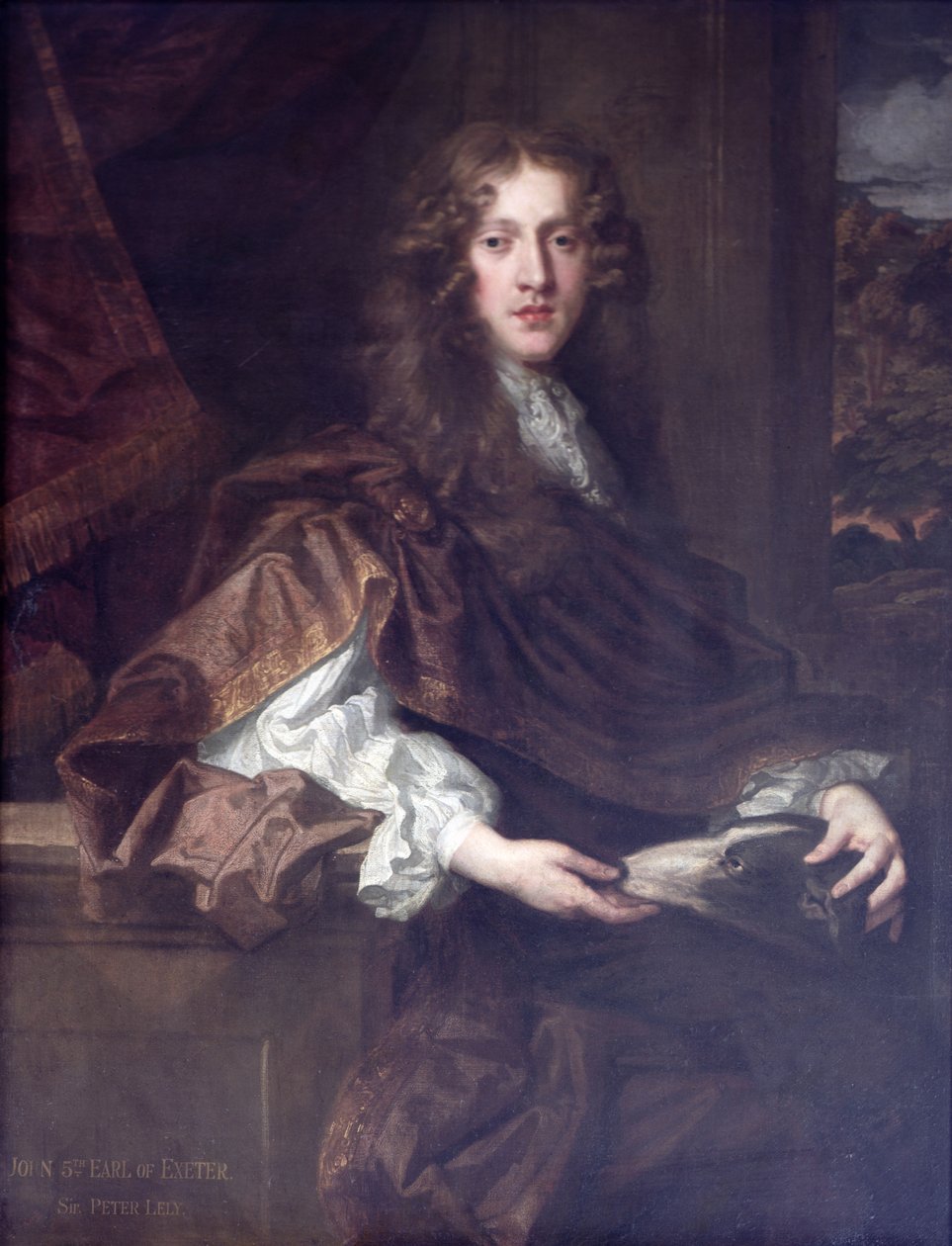 John, 5:e jarlen av Exeter (olja) av Peter Lely