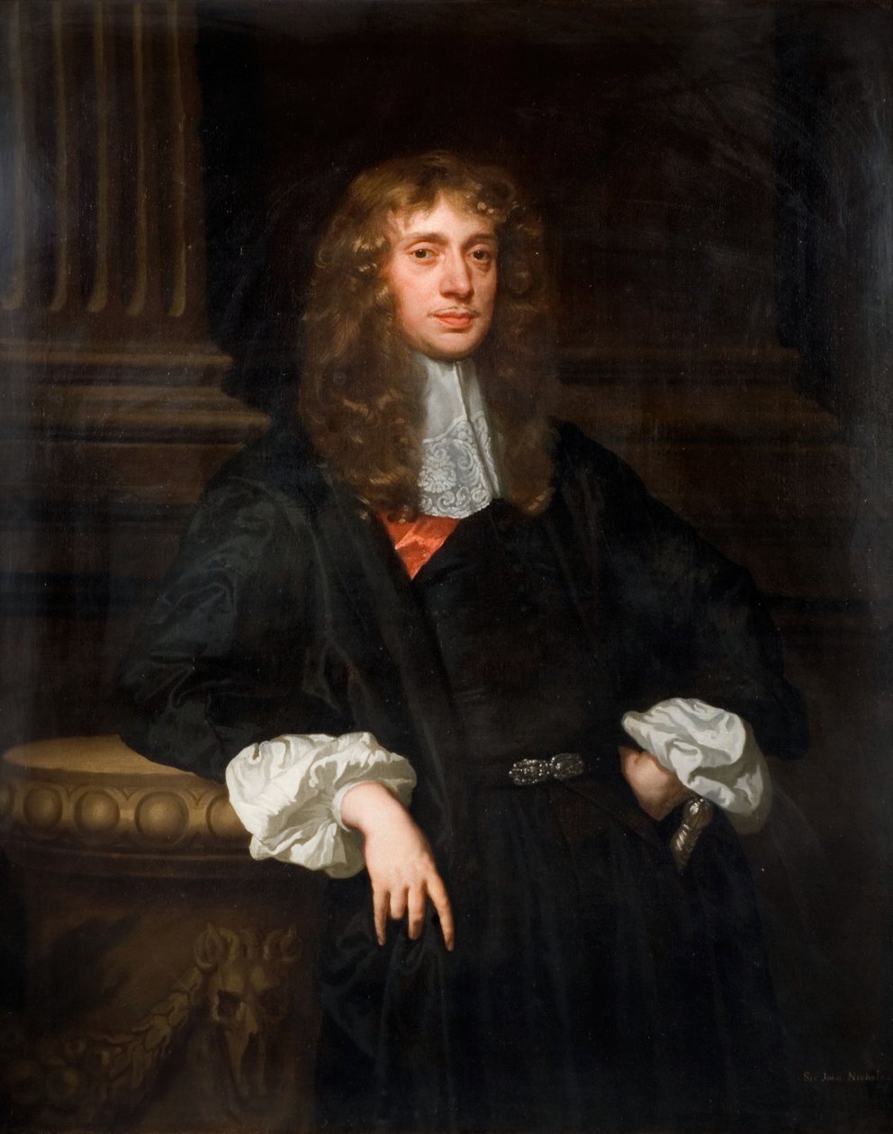 Porträtt av Sir John Nicholas, 1667. av Peter Lely