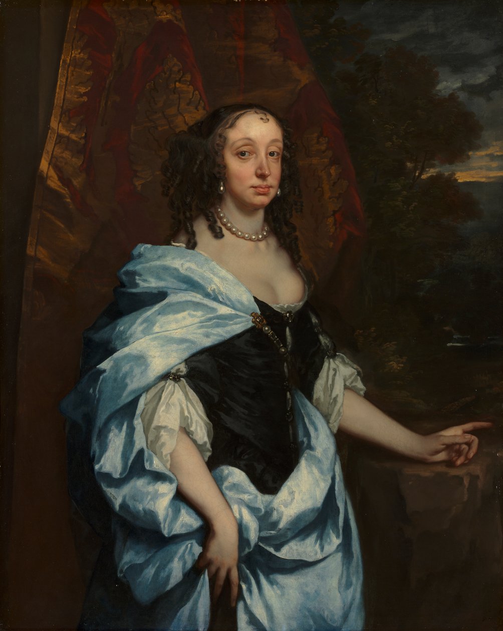Porträtt av fru Leveve av Peter Lely