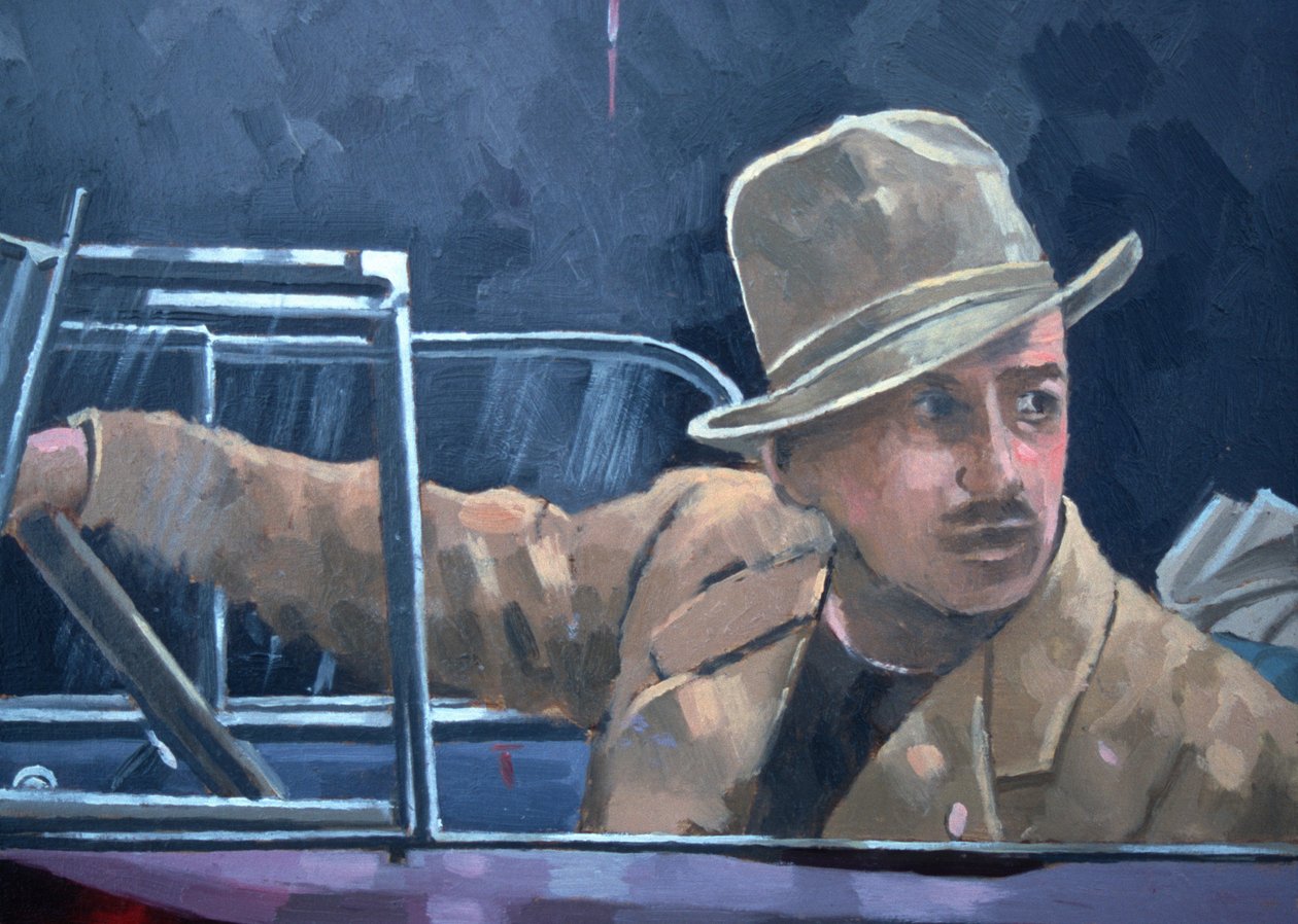 Walt Disney (olja på duk) av Peter Miller