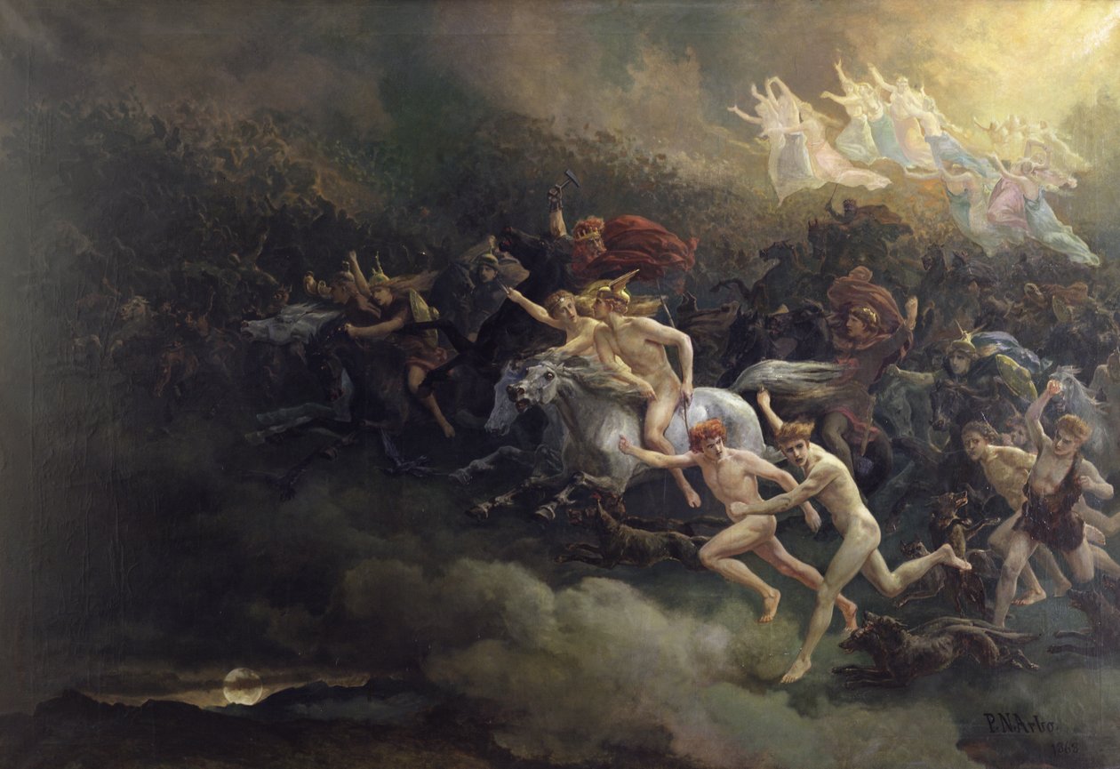 Döda själar av Peter Nicolai Arbo