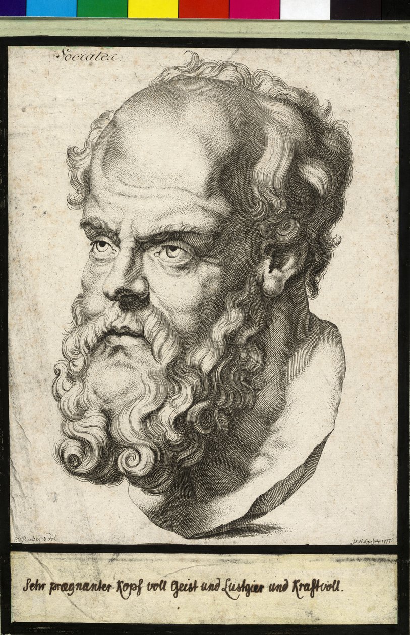 Sokrates av Peter Paul (after) Rubens