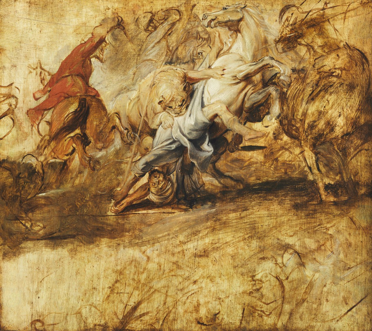 En lejonjakt, av Peter Paul Rubens