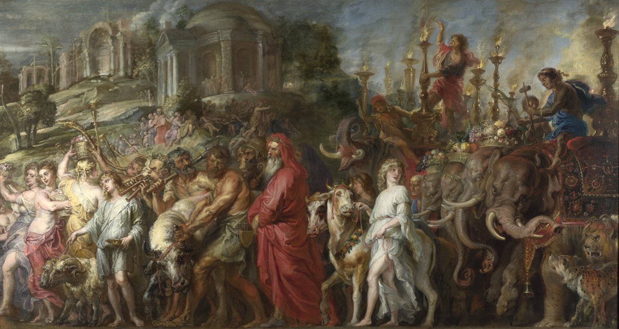 En romersk triumf, ca 1630 av Peter Paul Rubens