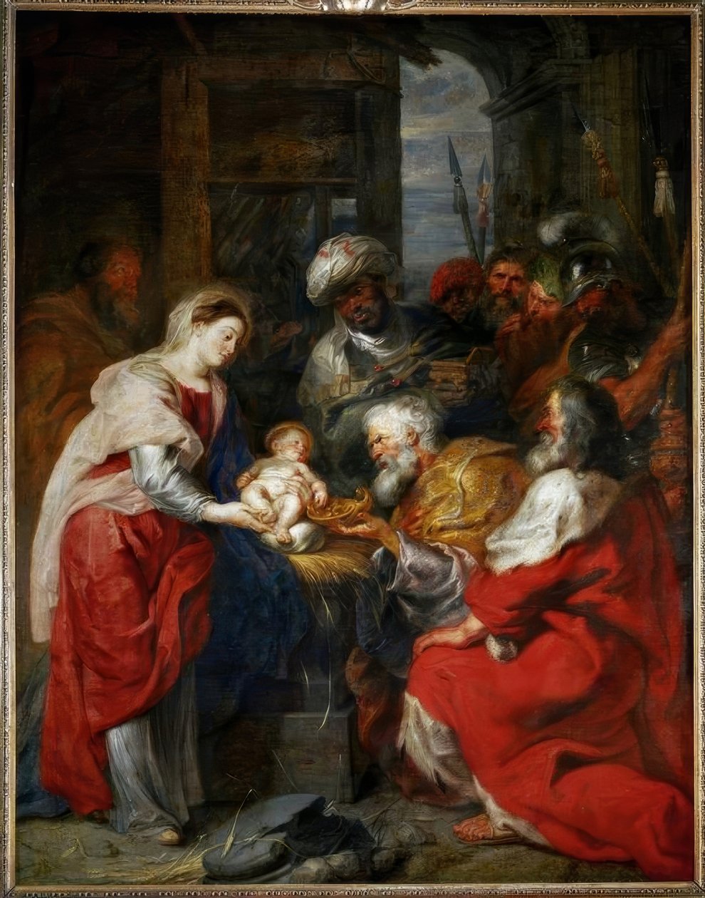 Tillbedjan av Magi av Peter Paul Rubens
