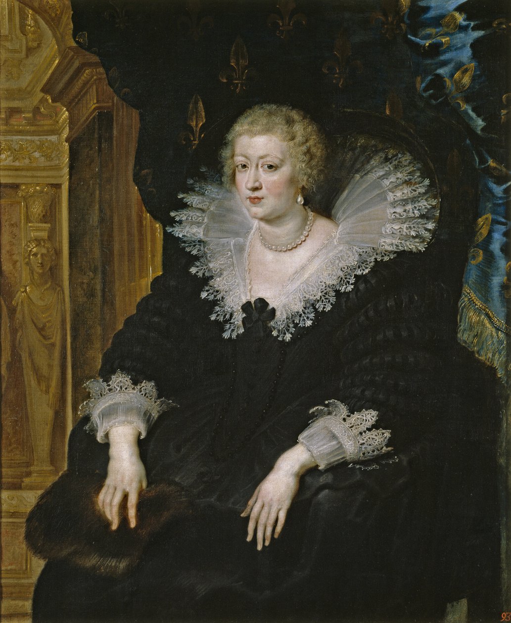 Anne av Österrike 1601-1666, ca. 1622 av Peter Paul Rubens