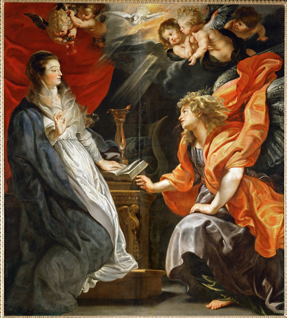 Bebådelsen till heliga Maria av Peter Paul Rubens
