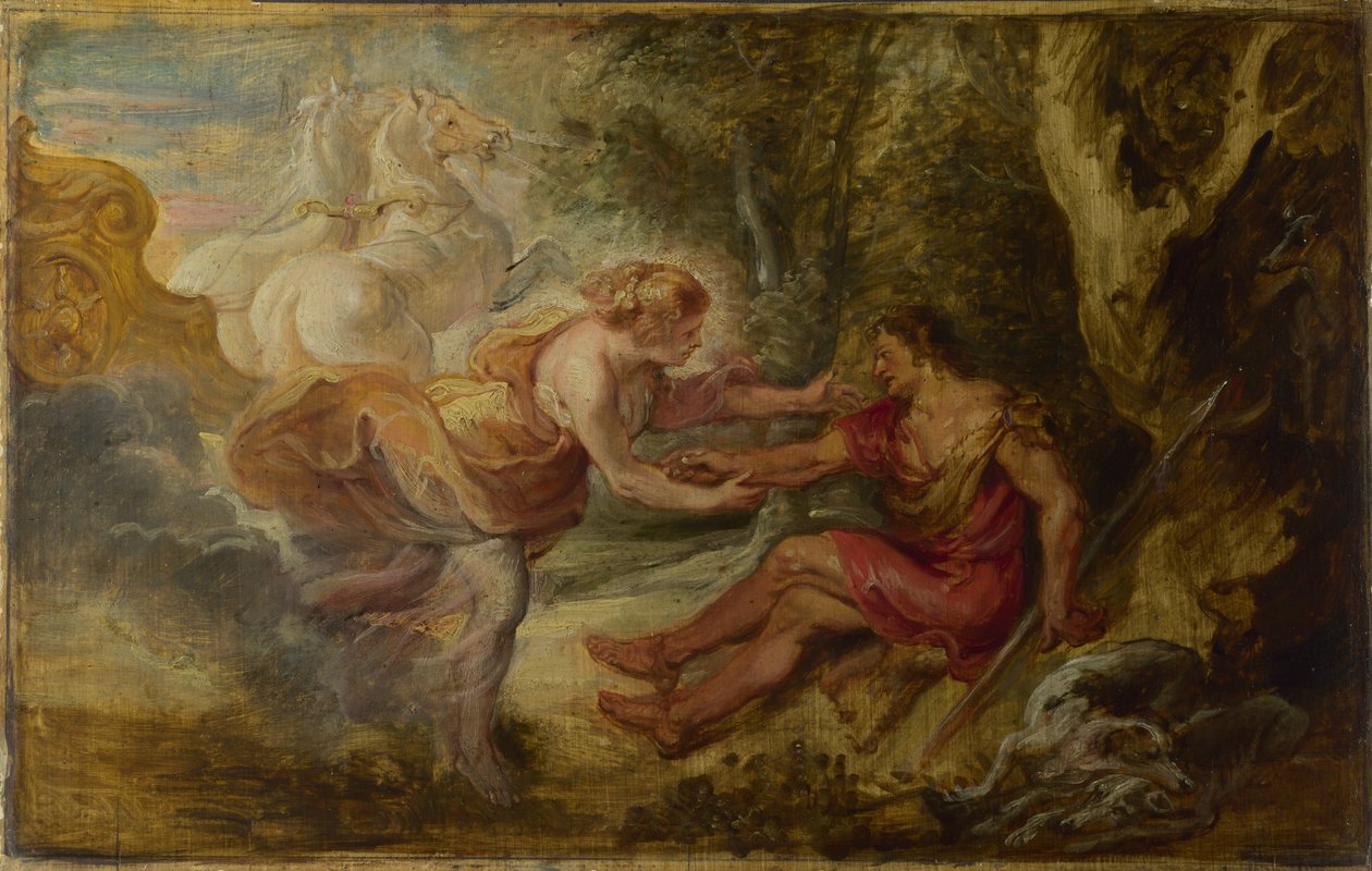Aurora bortför Cephalus, ca 1636 av Peter Paul Rubens