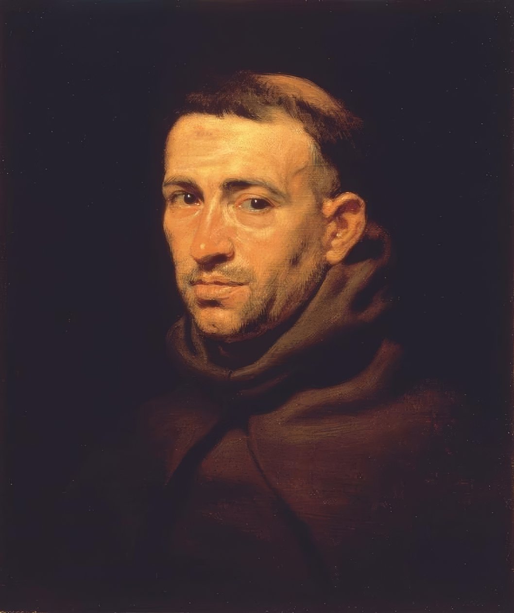 Porträtt av en franciskaner av Peter Paul Rubens