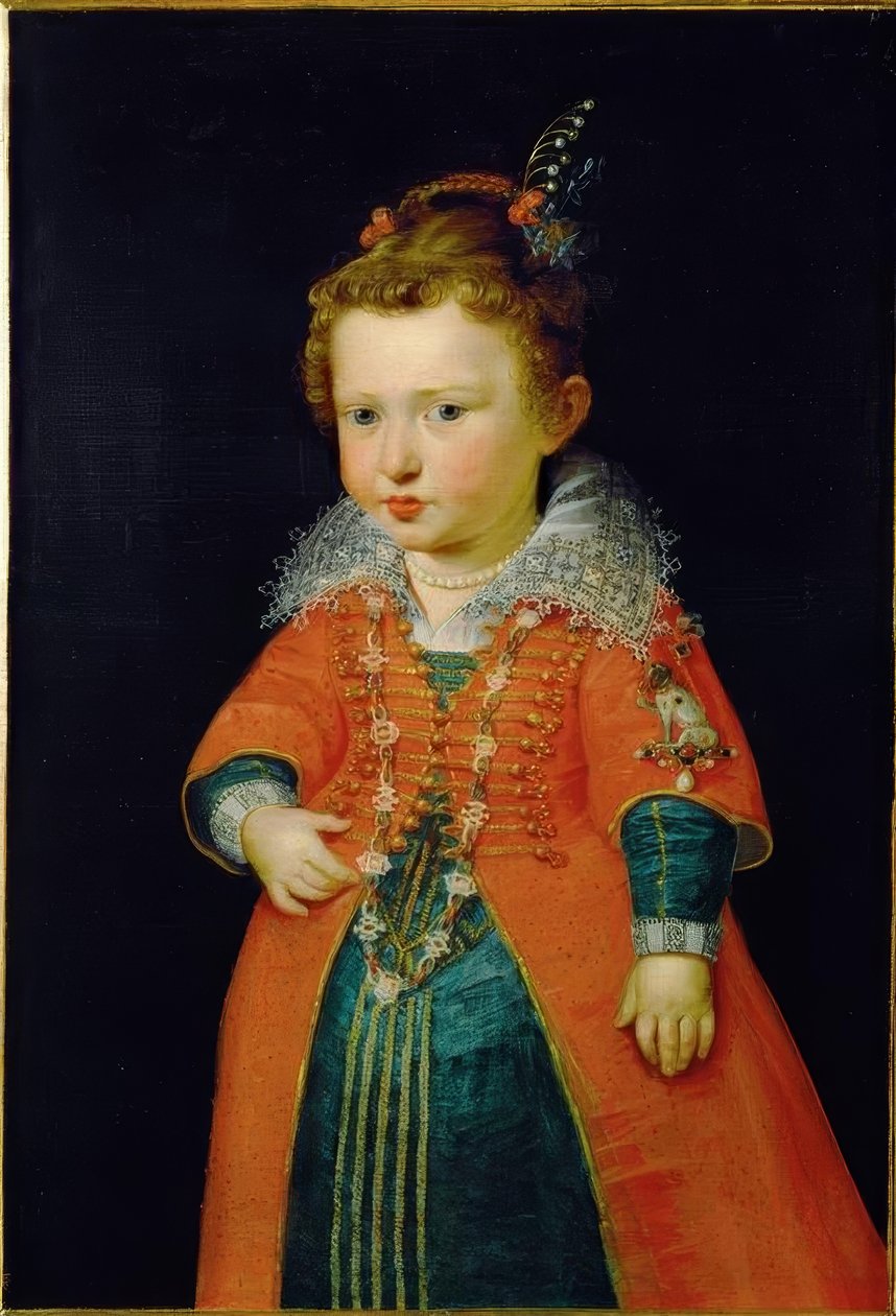 Porträtt vid två års ålder av Peter Paul Rubens