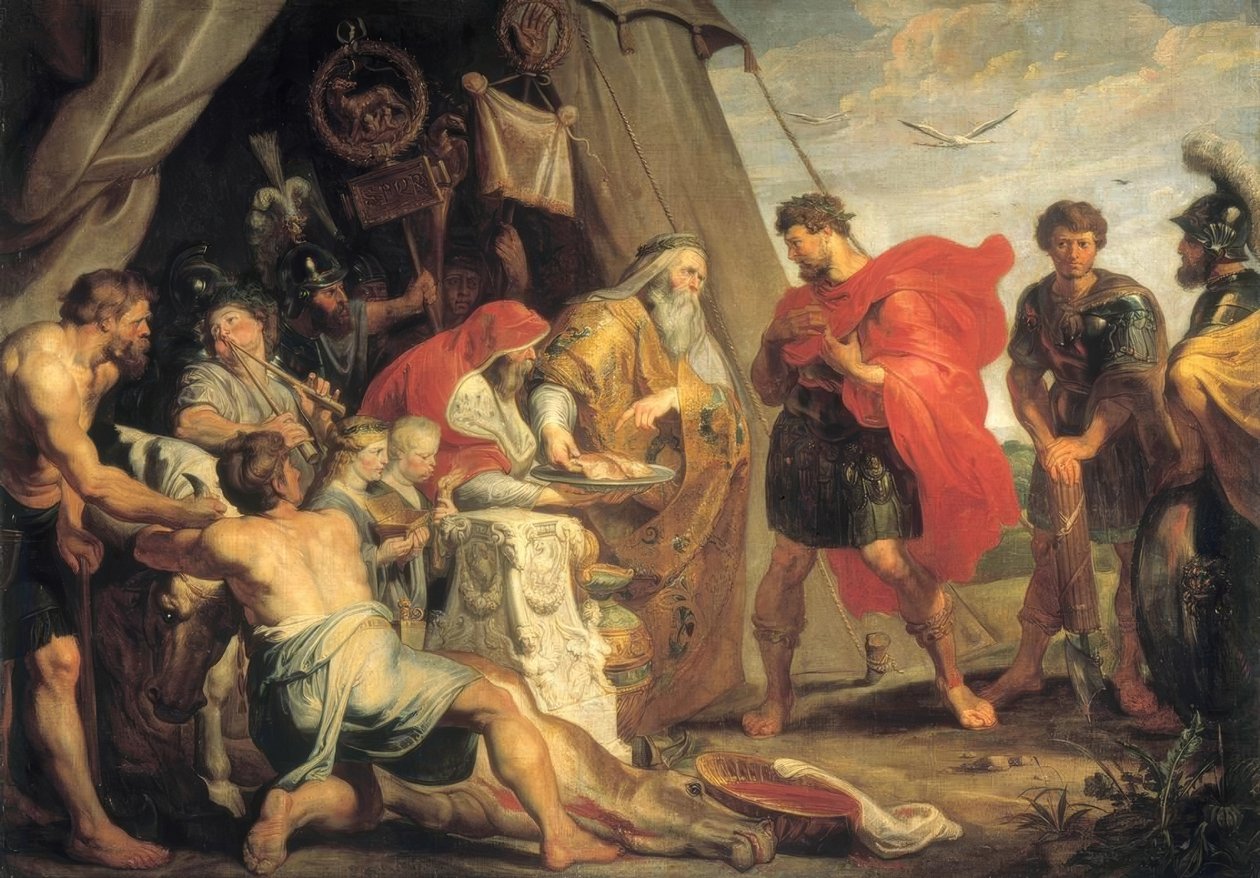 Tolkning av omen av Peter Paul Rubens