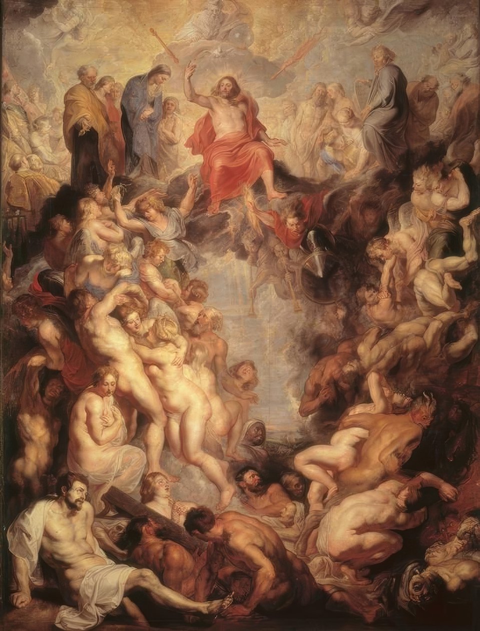 Den stora sista domen av Peter Paul Rubens
