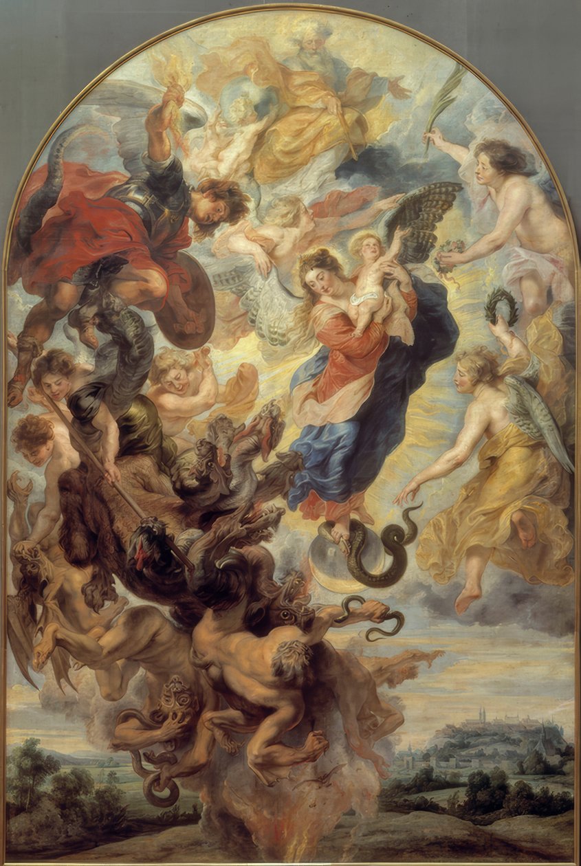 Den apokalyptiska kvinnan av Peter Paul Rubens