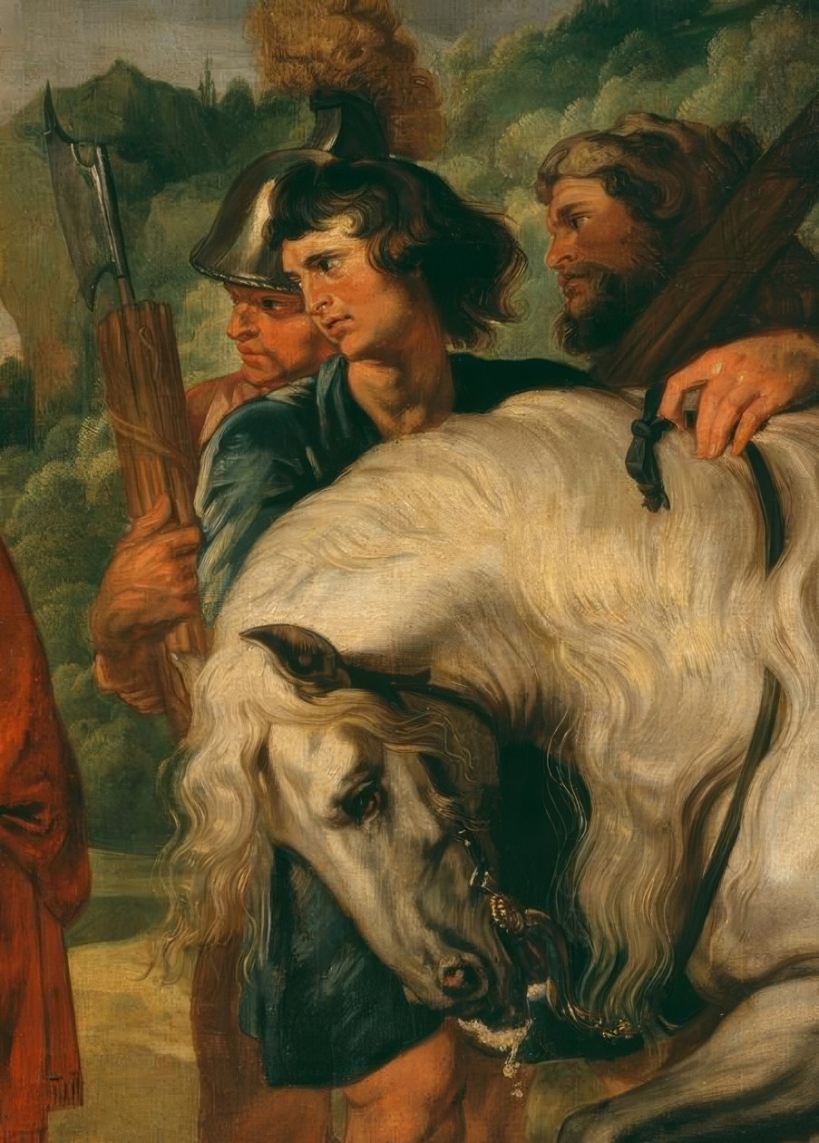 Decius Mus finner sig i sitt öde. av Peter Paul Rubens