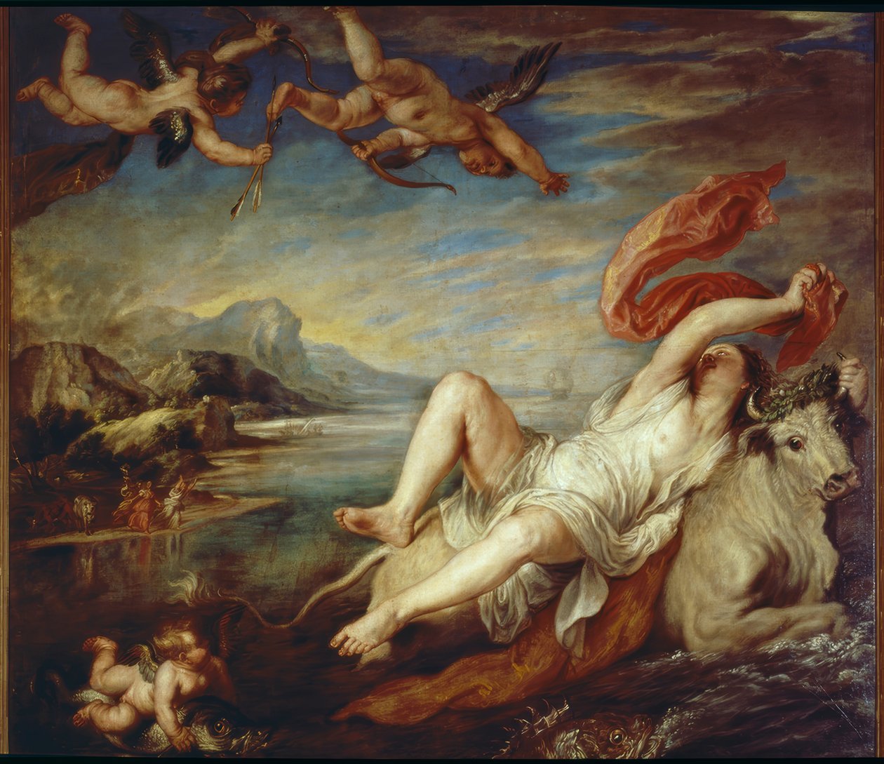 Rånet av Europa av Peter Paul Rubens