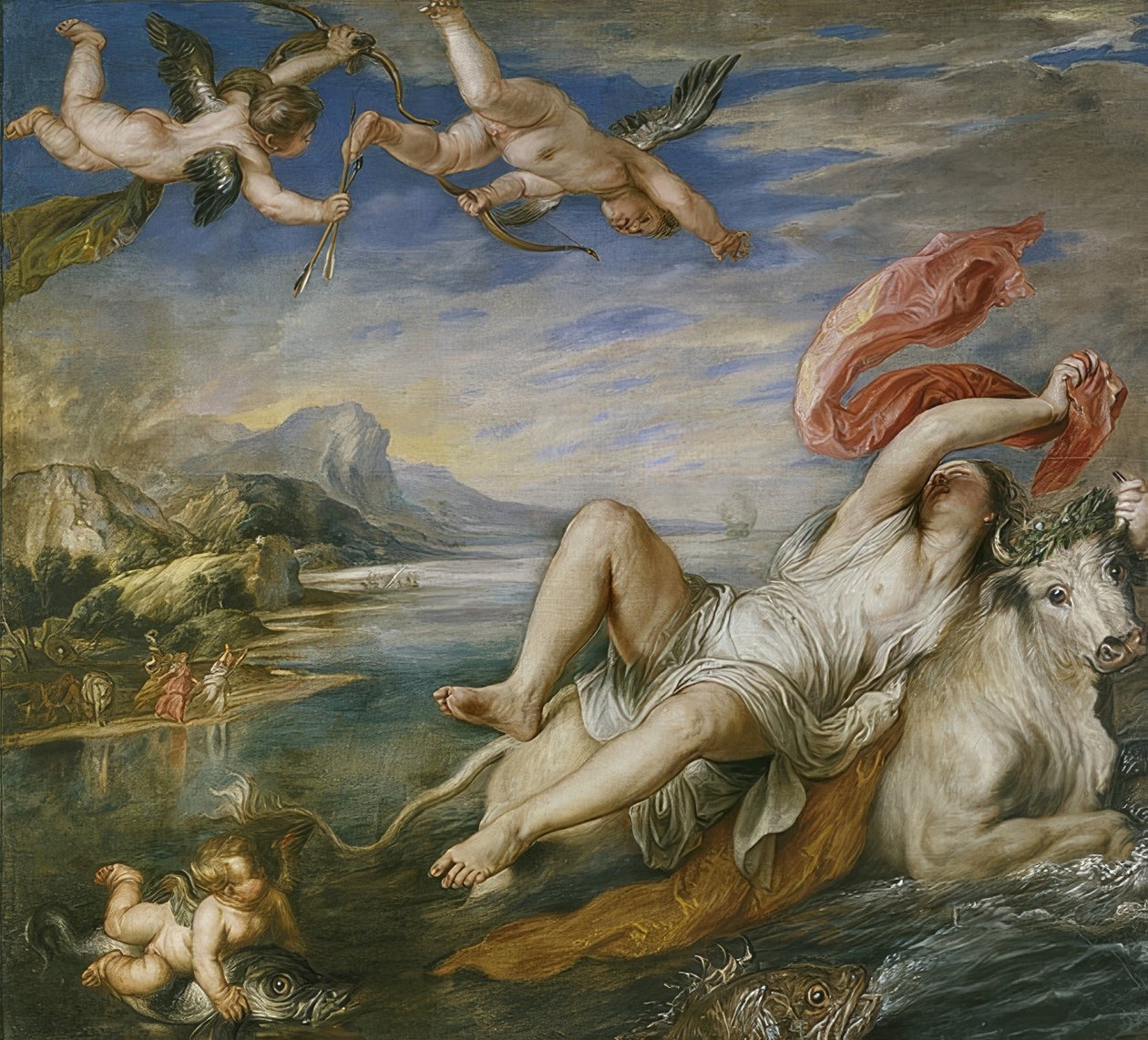 Rånet av Europa. 1628-29 av Peter Paul Rubens