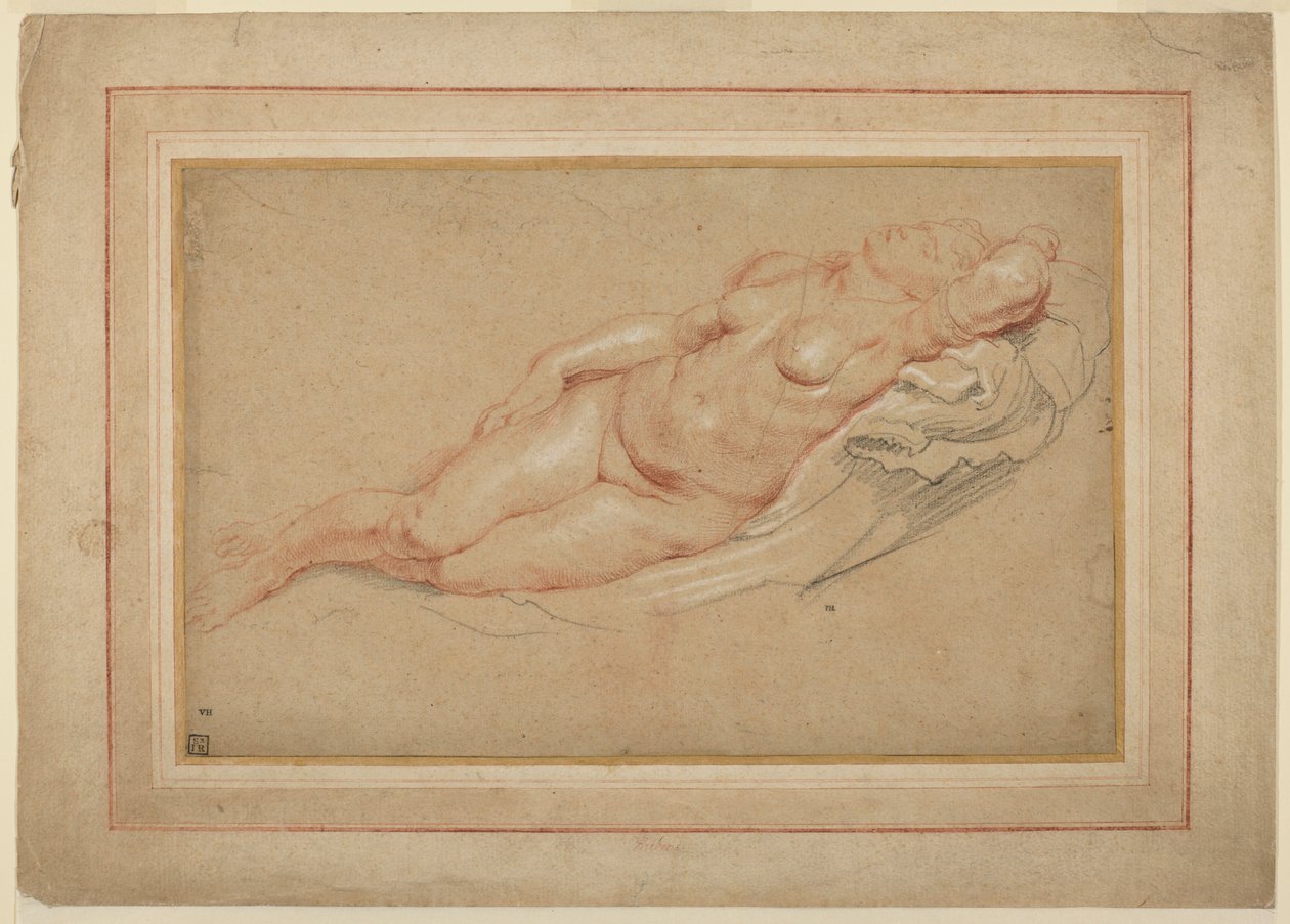 Naken kvinna, 1628 - 1630 av Peter Paul Rubens