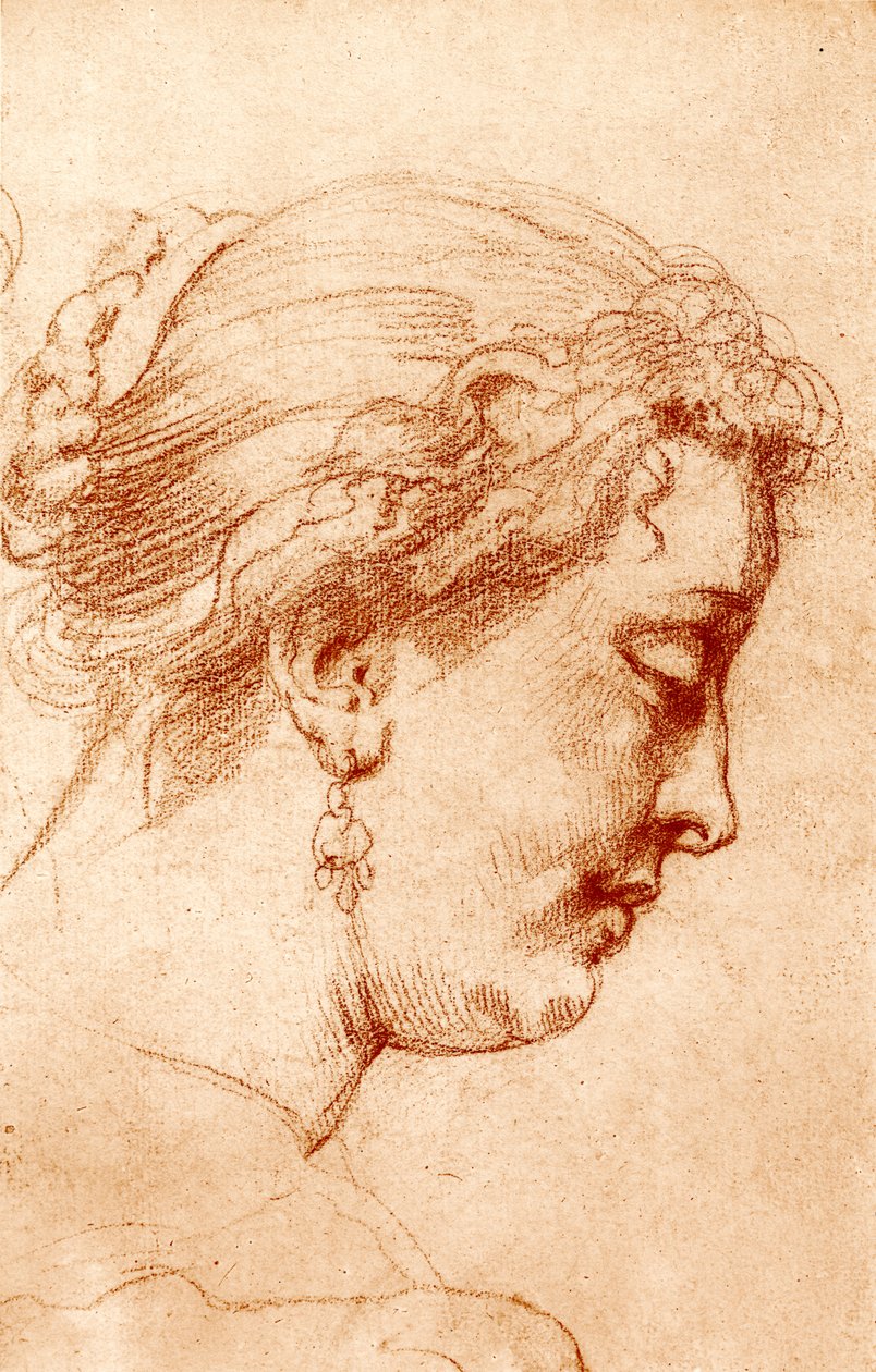 Kvinnlig profilhuvud av Peter Paul Rubens