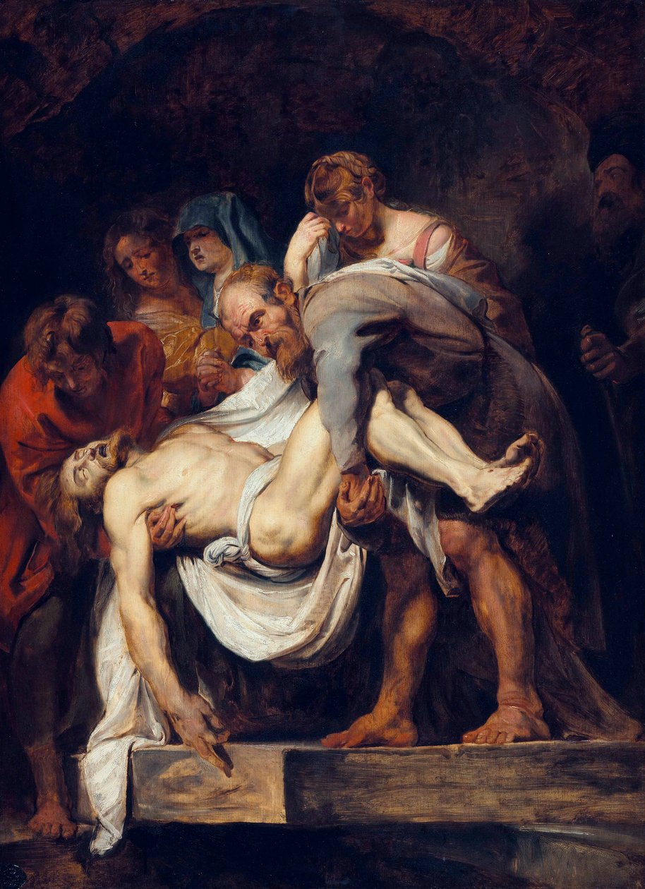 Franska:  The Entombment The Entombment av Peter Paul Rubens
