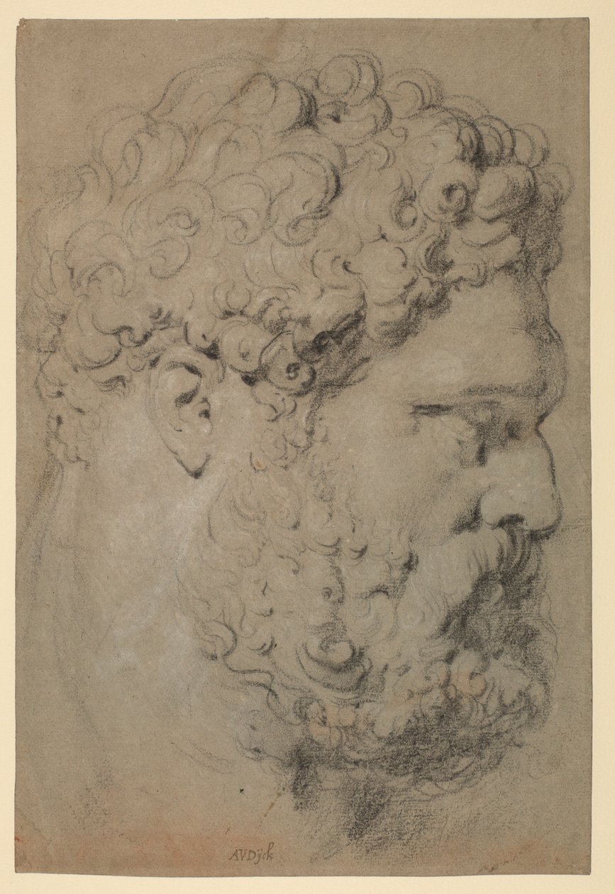 Chef för Farnese Hercules av Peter Paul Rubens