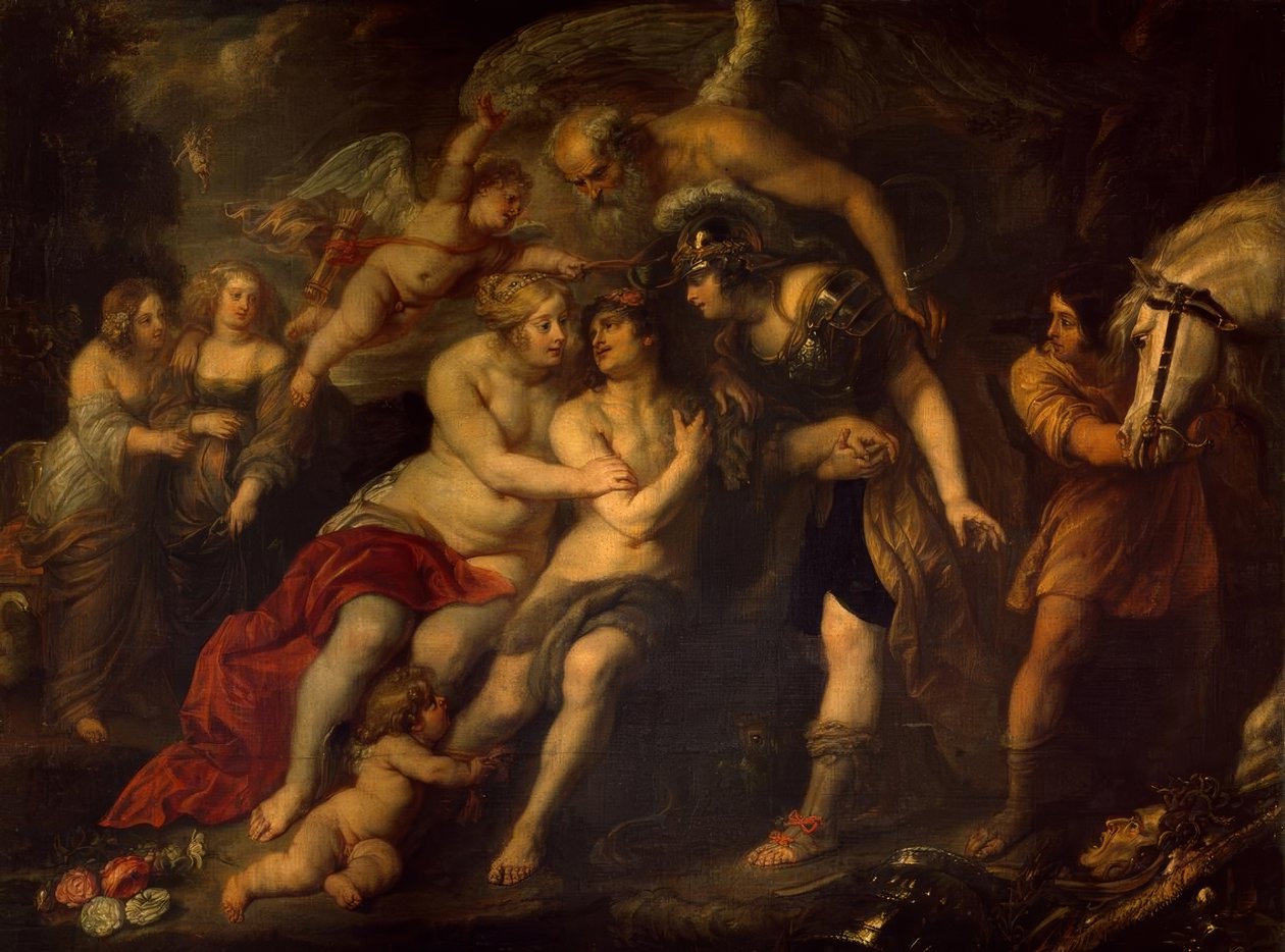 Herkules vid vägskälet av Peter Paul Rubens