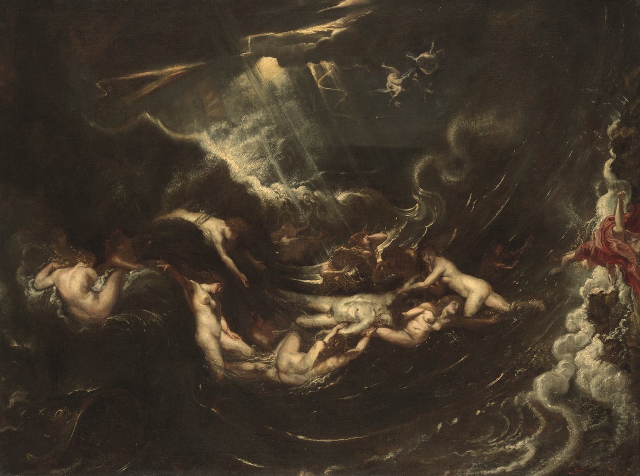 Hjälte och Leander, c.1604 av Peter Paul Rubens