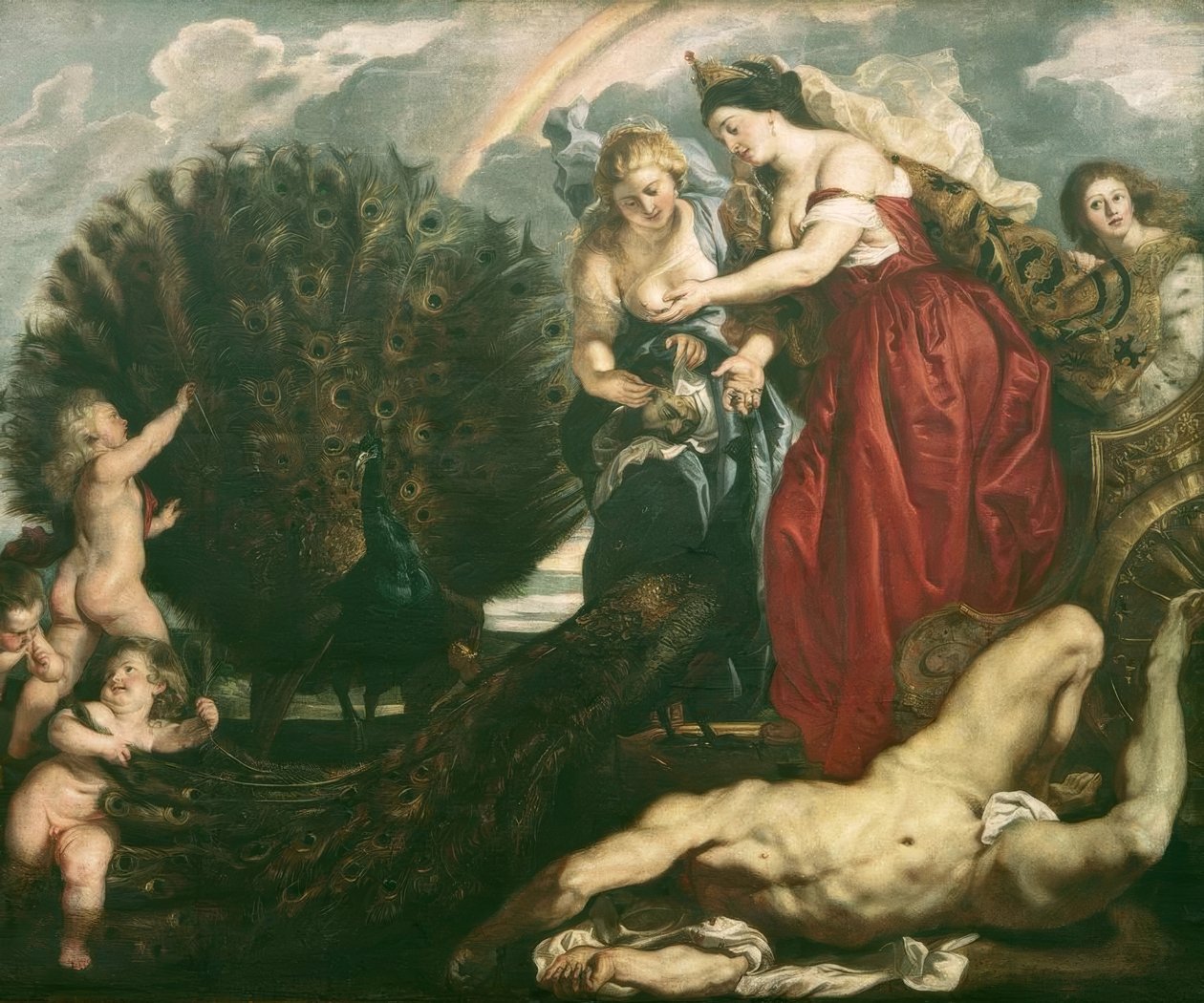 Juno och Argus av Peter Paul Rubens