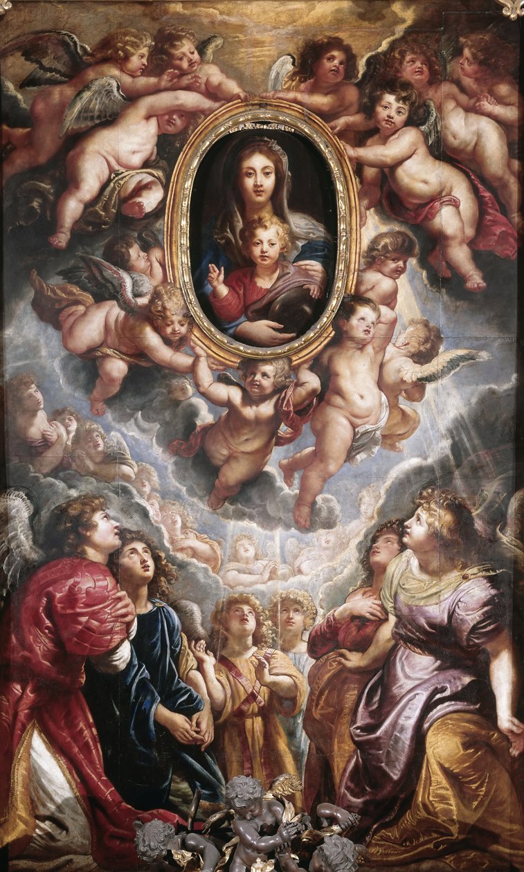 Madonna av Vallicella, 1606-1608. av Peter Paul Rubens