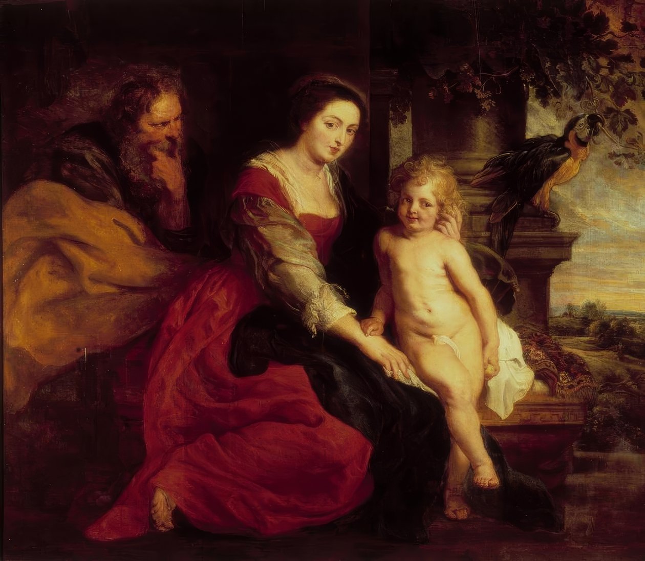 Madonna med papegojan av Peter Paul Rubens