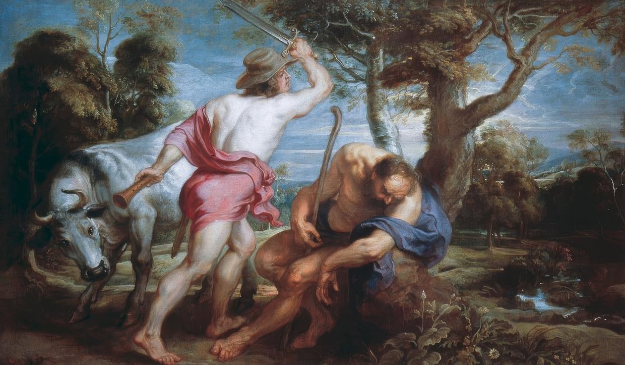 Merkurius och Argus av Peter Paul Rubens