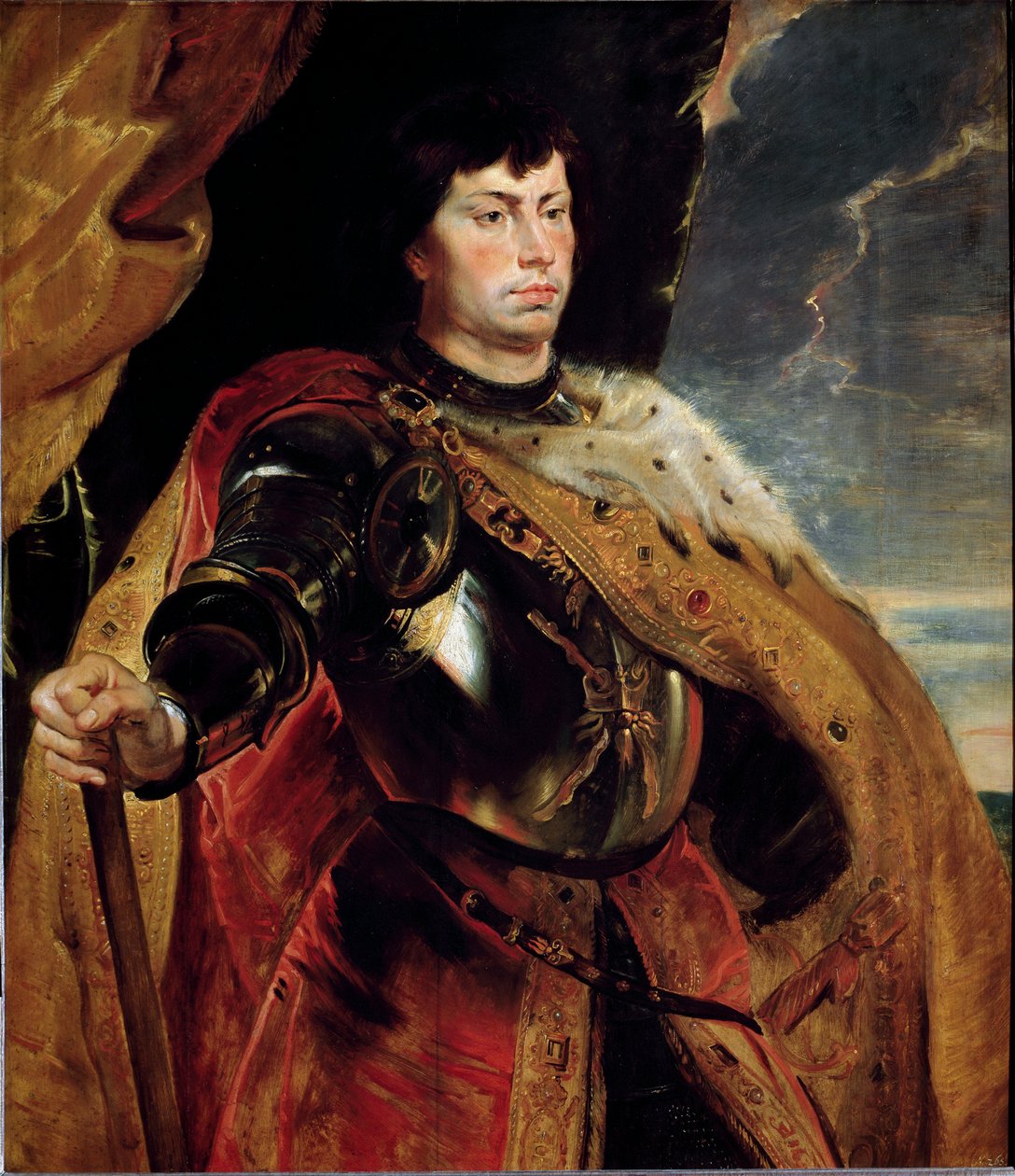Porträtt av Karl Temerary av Peter Paul Rubens