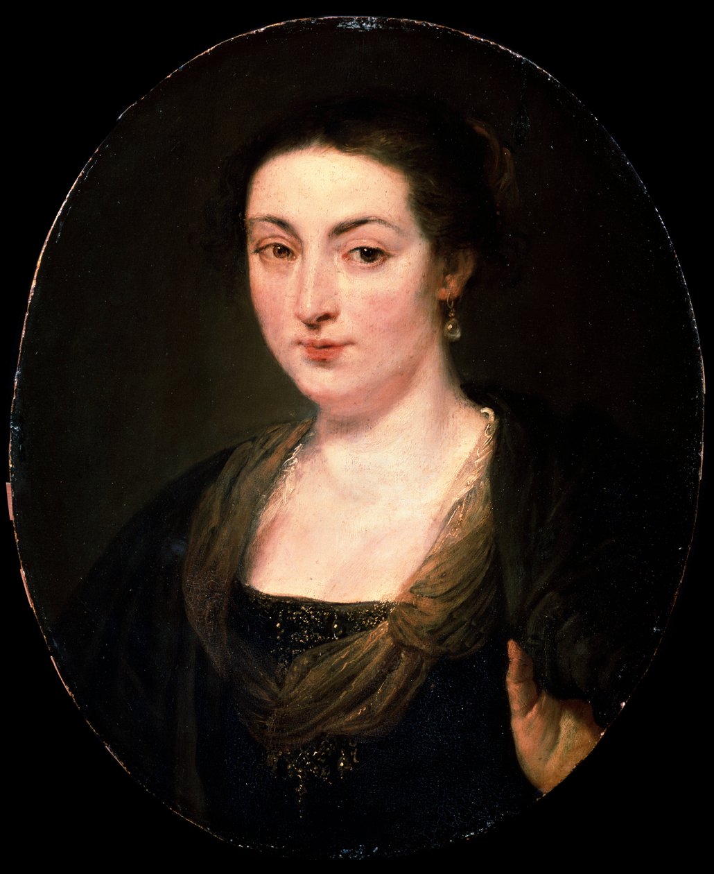 Porträtt av Isabella Brant, c1615-1620. av Peter Paul Rubens