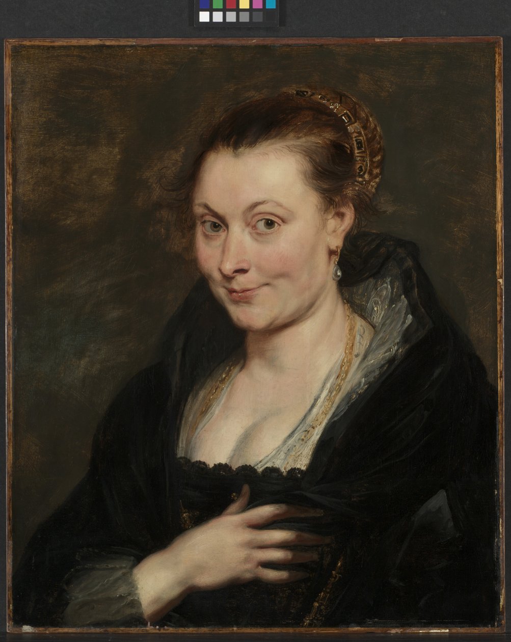 Porträtt av Isabella Brant, ca 1620-25 av Peter Paul Rubens
