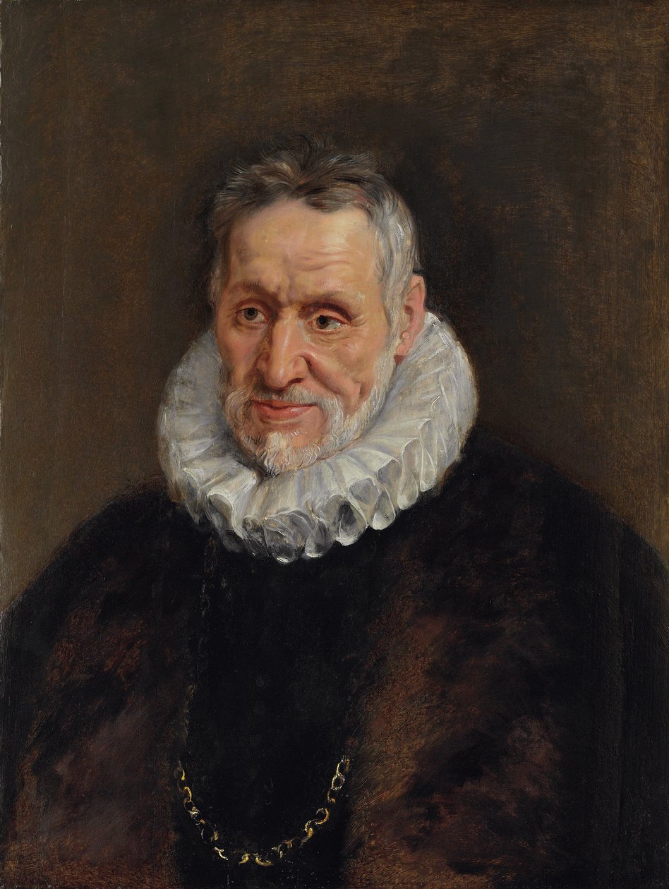 Porträtt av en skäggig man av Peter Paul Rubens