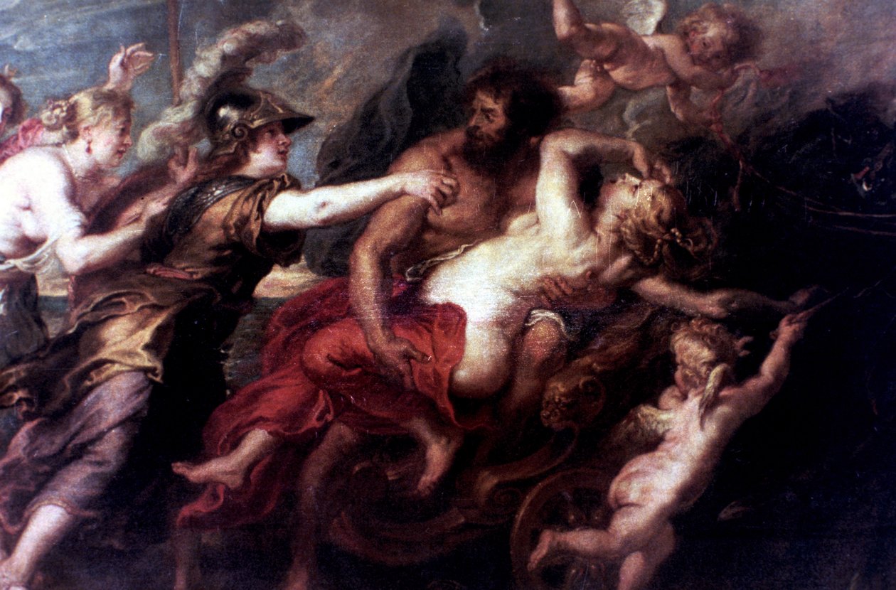 Våldtäkt av Proserpina av Peter Paul Rubens