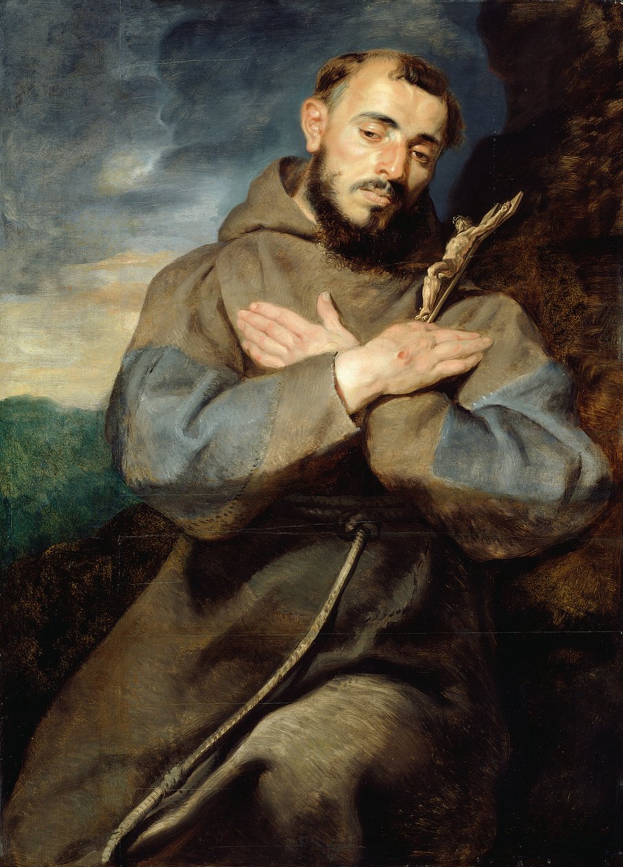 Sankt Franciskus av Peter Paul Rubens