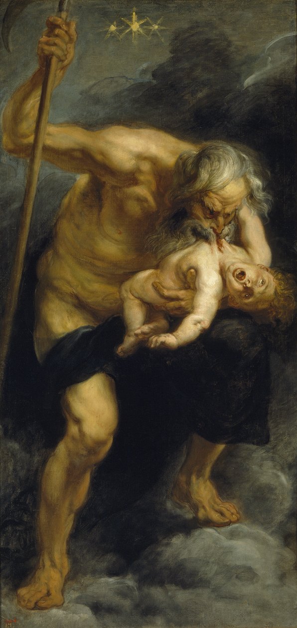 Saturnus slukar sin son, 1636-1638 av Peter Paul Rubens