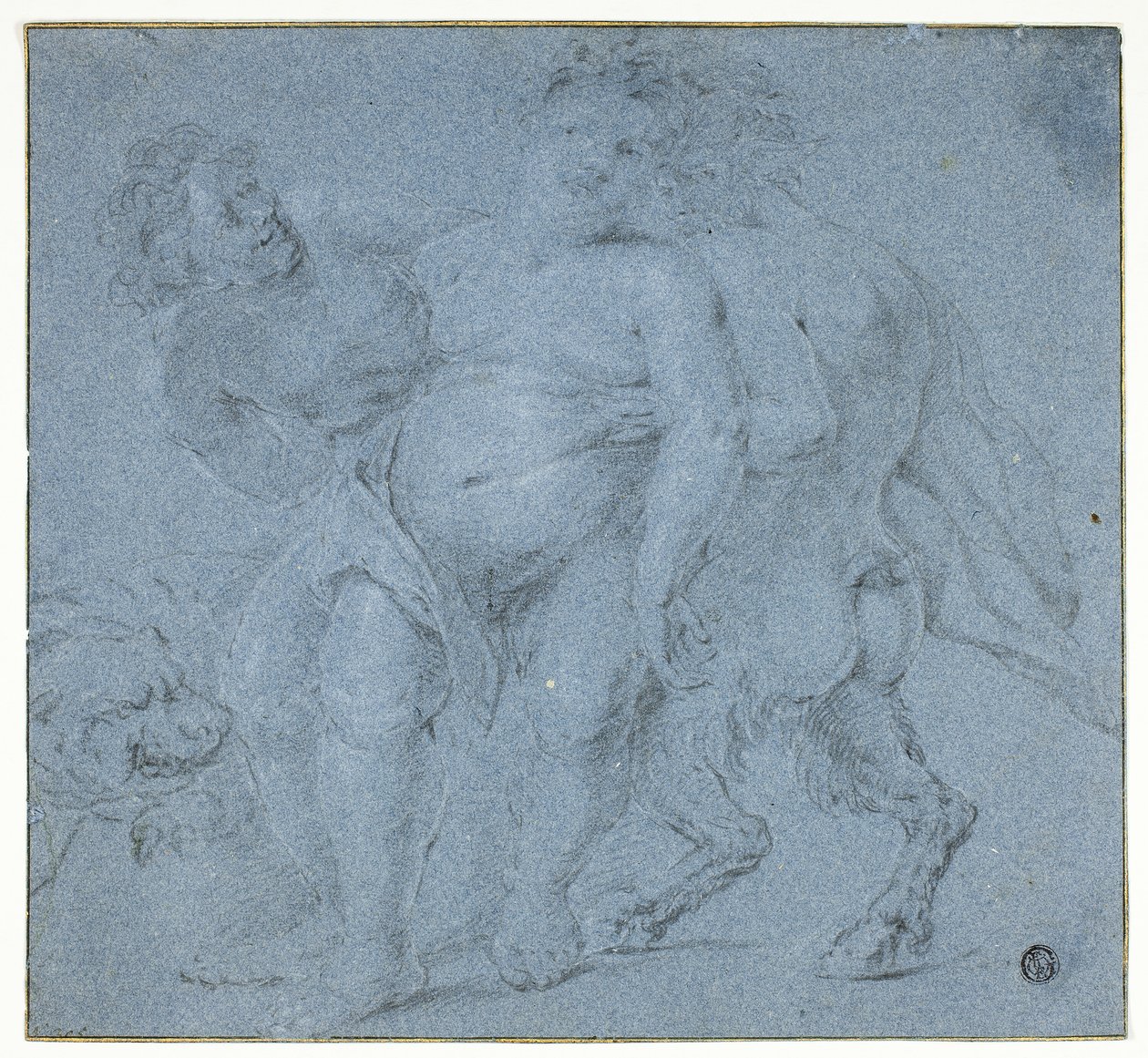 Silenus med stöd av två satyrer av Peter Paul Rubens
