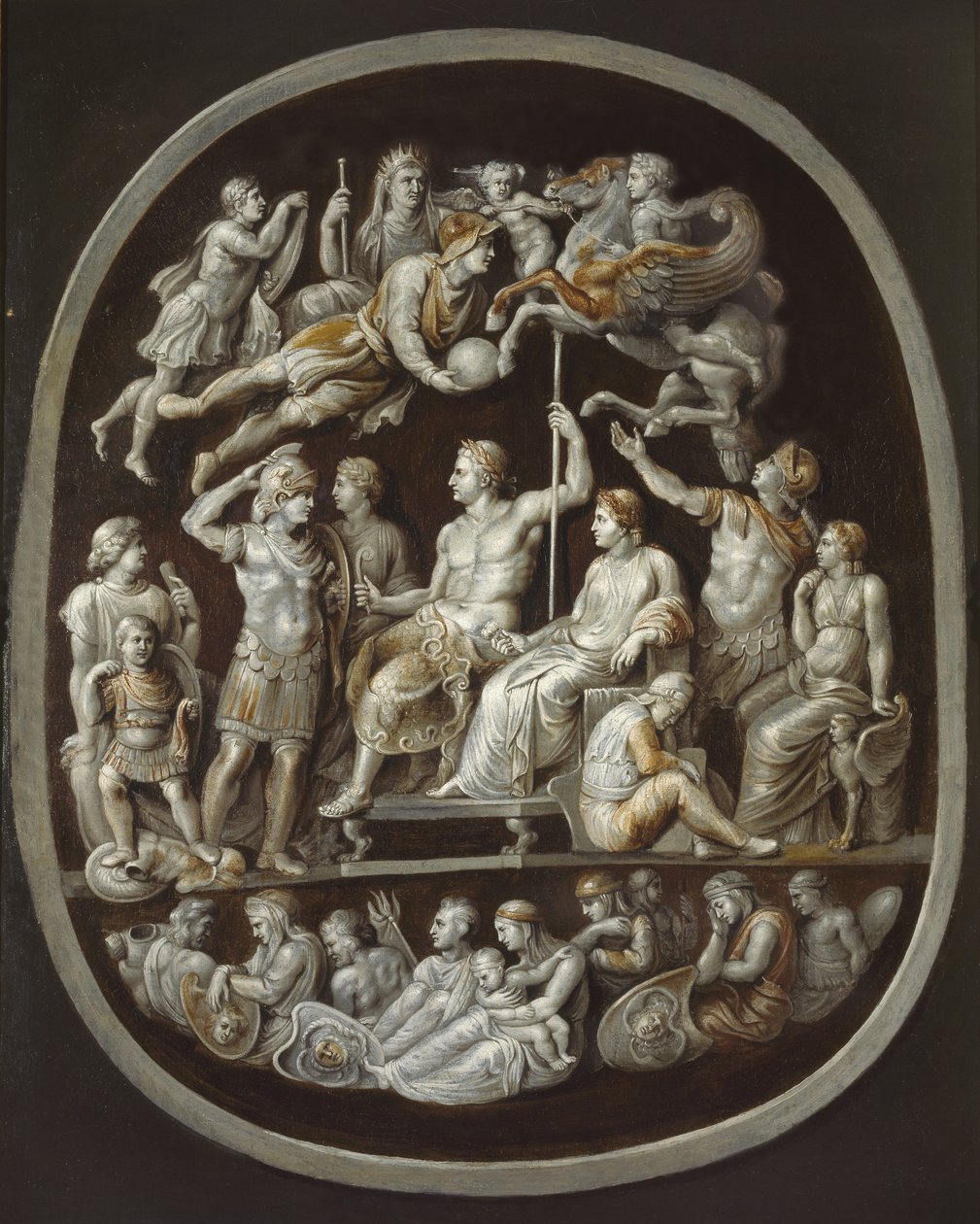 Germanicus apoteos av Peter Paul Rubens