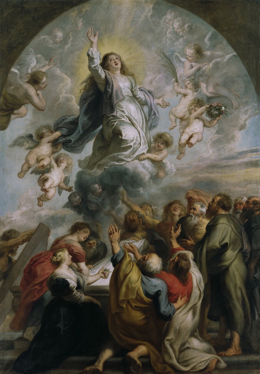 Jungfruns antagande av Peter Paul Rubens