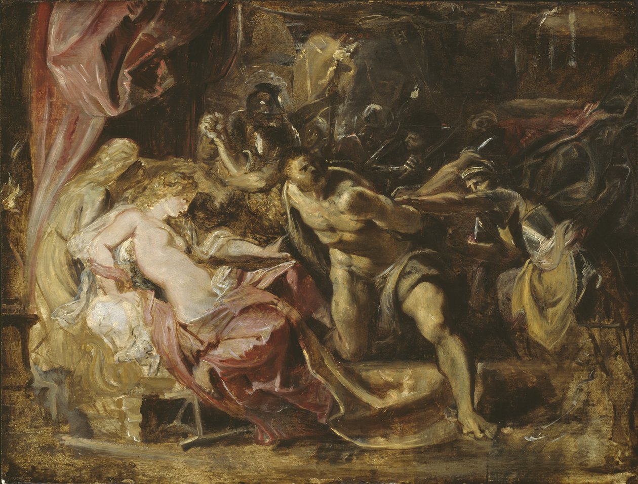 Infångandet av Simson, 1609-10 av Peter Paul Rubens