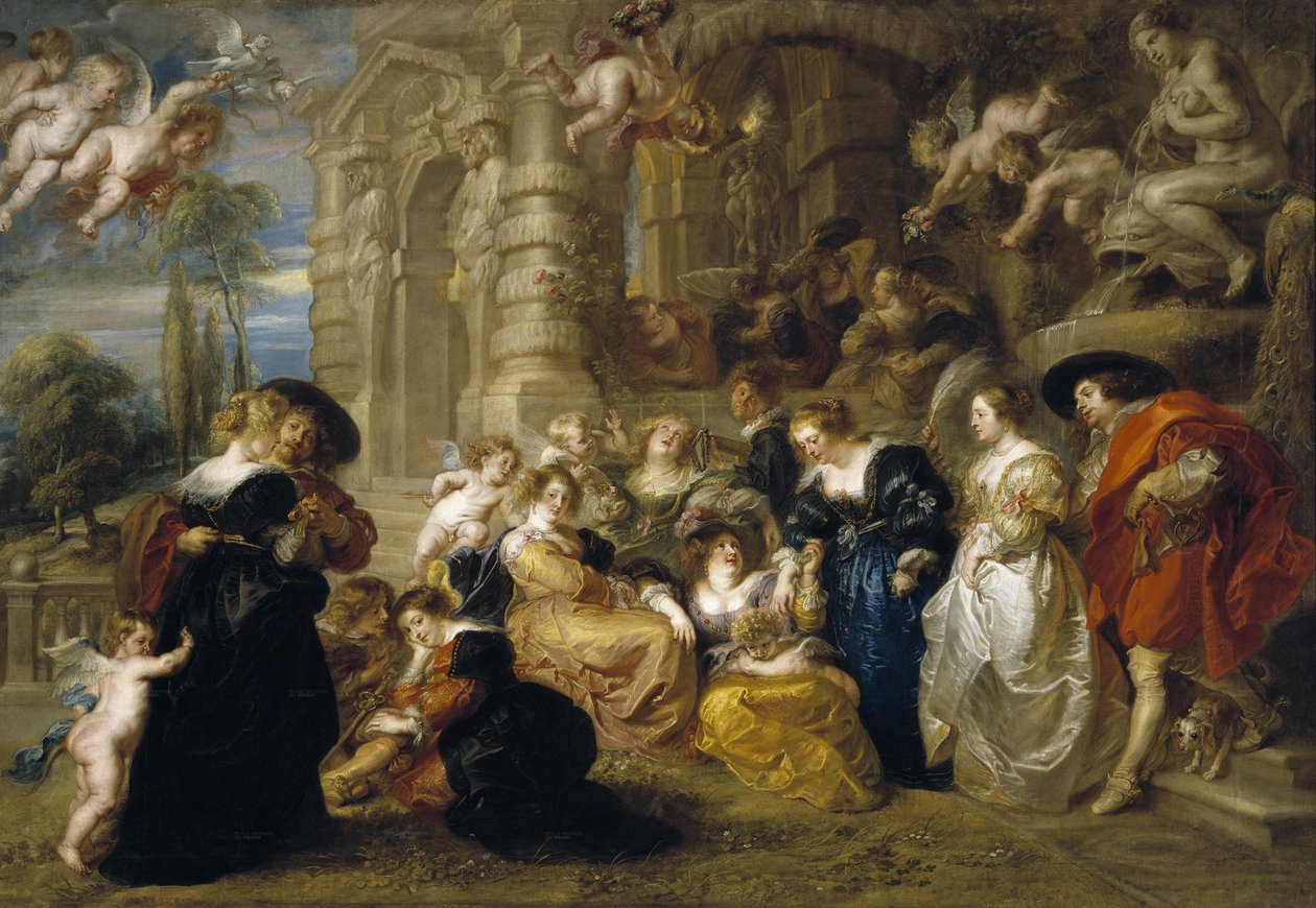 Kärlekens trädgård av Peter Paul Rubens