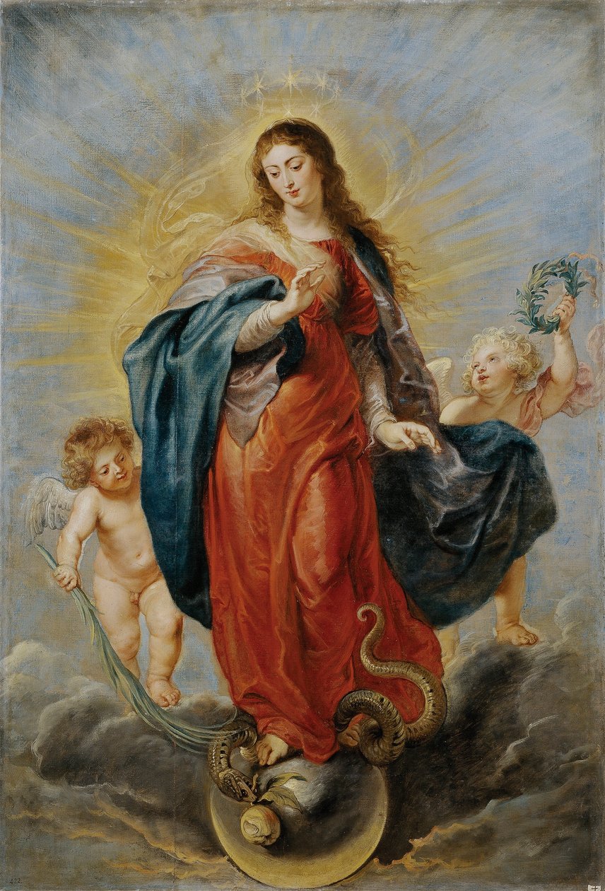 Den obefläckade avlelsen av Peter Paul Rubens