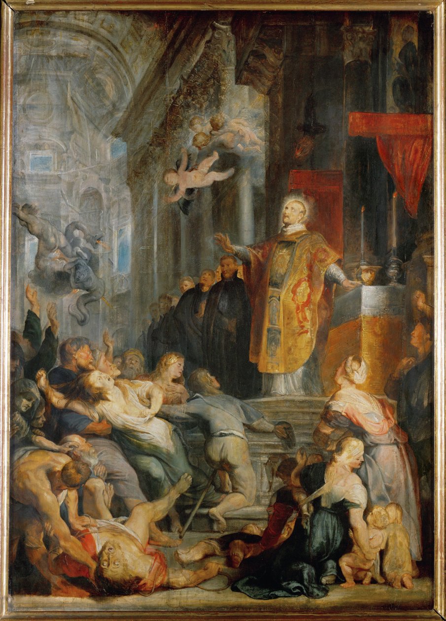 Den helige Ignatius Loyolas mirakel av Peter Paul Rubens